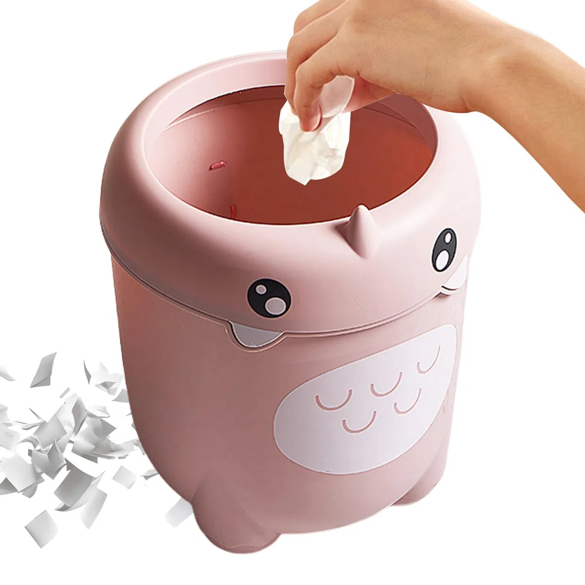 Générique Pattumiera per bambini, per bagno, cestino del fumetto, per la cameretta dei bambini, design aperto per ufficio, cucina, soggiorno, sotto tavolo, sala giochi