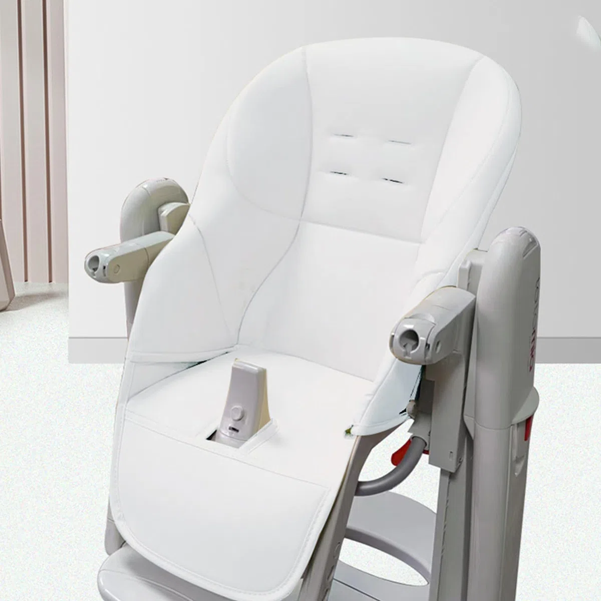 Fodera per sedia da pranzo per bambini, imbottitura per seggiolone in pelle PU, comoda fodera per cuscino per seggiolone per bambini Fodera ricambio per inserto per seggiolone per Peg Perego Tatamia