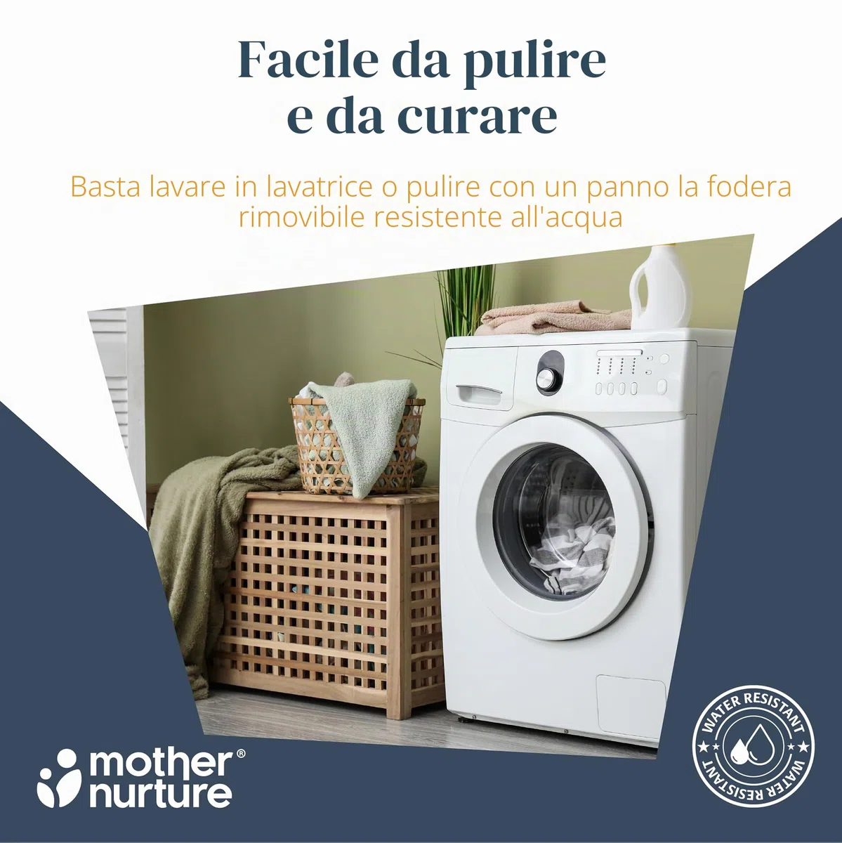 Mother Nurture, materasso per cesto porta-bambini in vimini
