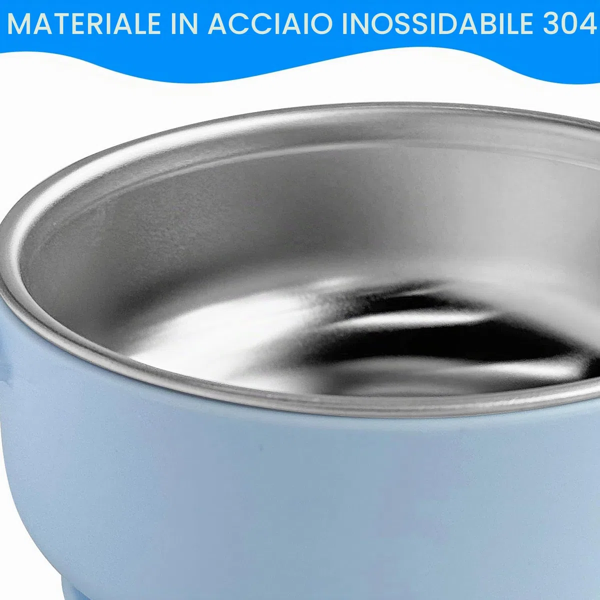 Set di 4 ciotole per bambini in acciaio inox con ventosa, protezione dalle scottature, ciotola in silicone rimovibile, ciotola per porridge e porridge, senza BPA, a prova di perdite per bambini