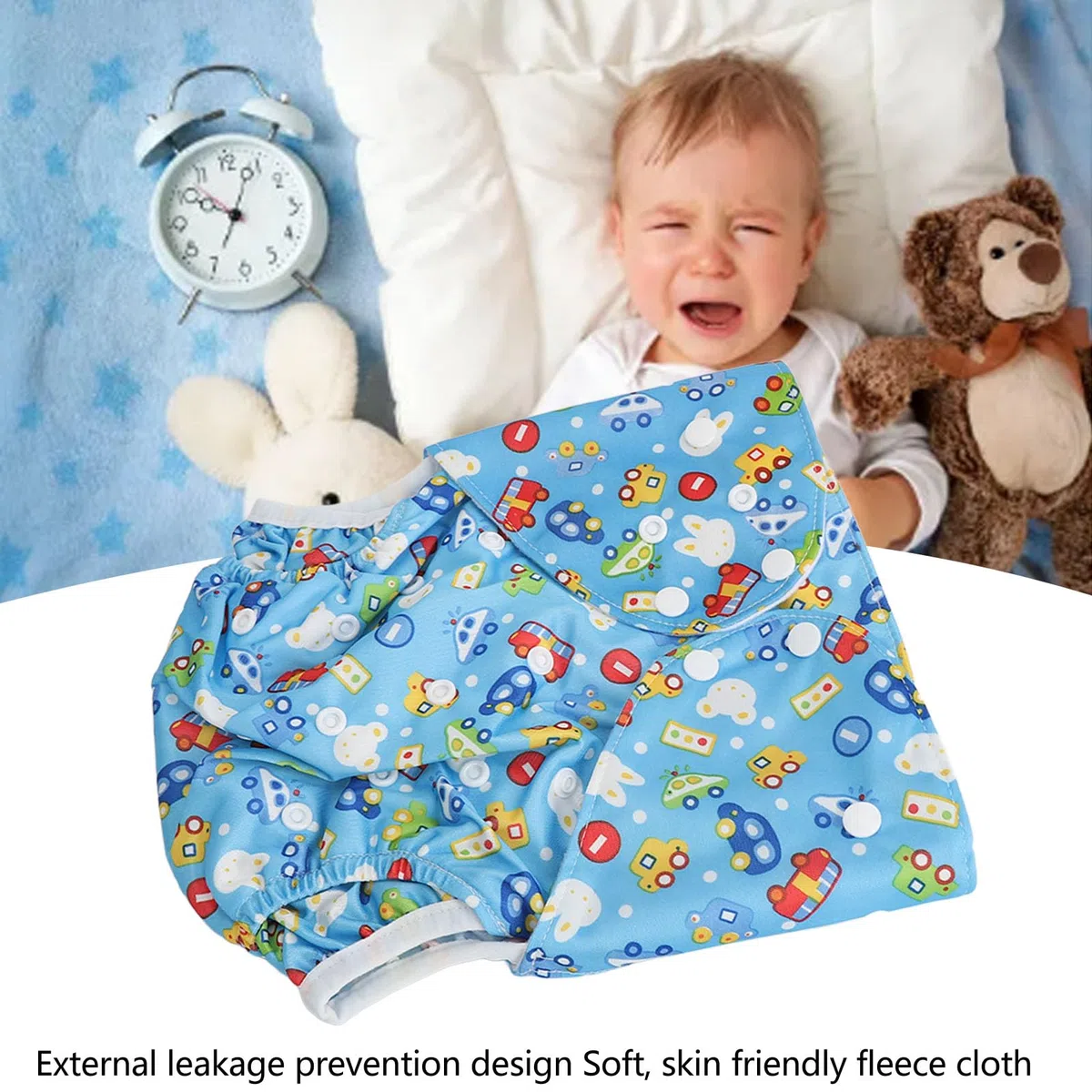 Pannolini Tascabili in Stoffa per Bambini 6 a 10 Anni, Pannolini per Bambini a Tenuta Stagna, Comfort Elastico, Vestibilità Comoda, Riutilizzabili e Lavabili, Morbidi e (H06)