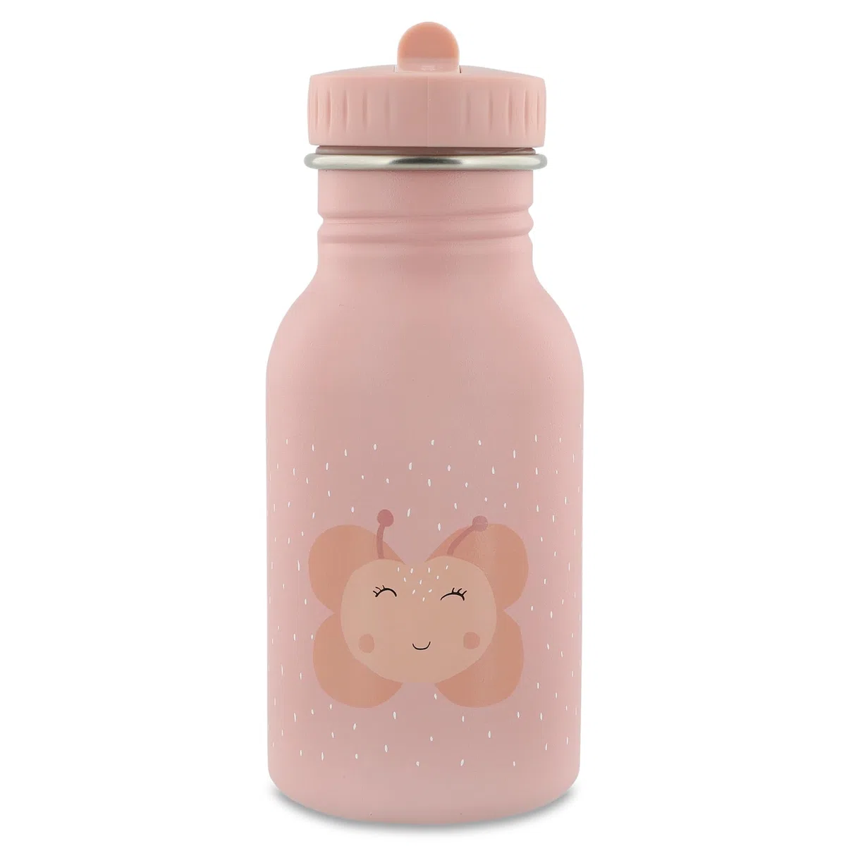 Trixie - Borraccia per bambini in acciaio inossidabile 350 ml (Mrs. Butterfly)