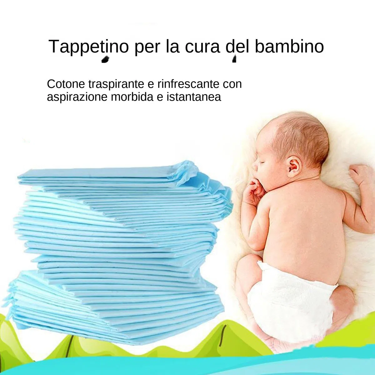 Fodere Per Fasciatoio Per - Tappetino Per Fasciatoio Da 100 Pezzi Per | Sotto I Cuscinetti Morbidi E Traspiranti 33x45 Cm | Pannolino Per Bambini Adulti Animali Domestici
