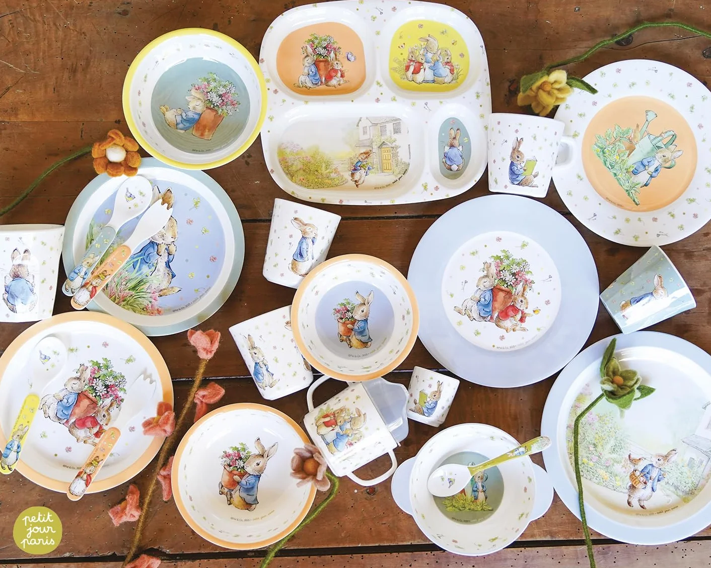 Peter Rabbit - Confezione regalo per bambini, 5 pezzi
