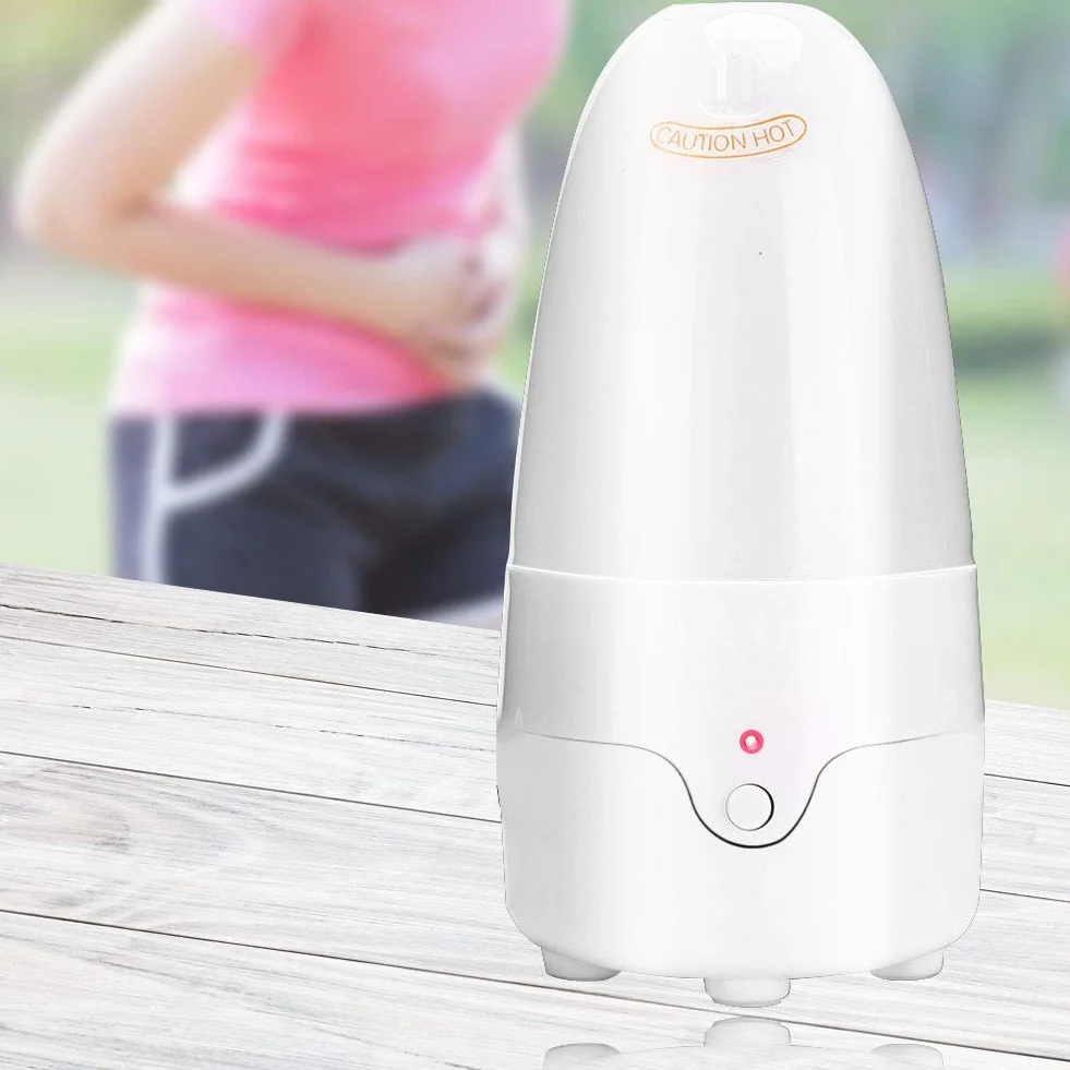 Coppette Mestruali Elettriche, Macchina per Sterilizzazione a Vapore 3 Minuti, Macchina per la Disinfezione Rapida ad Alta Temperatura per le Donne Che Viaggiano(EU)