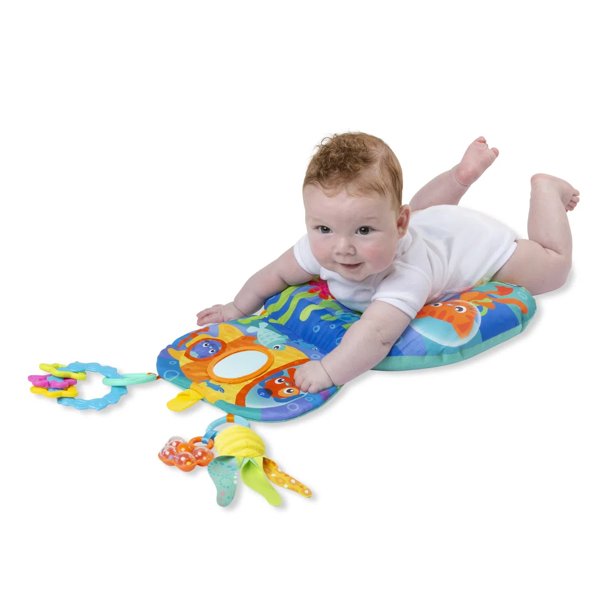 Playgro Cuscino Ocean Adventure | Divertimento per giocare a pancia in giù per neonati (0m+)