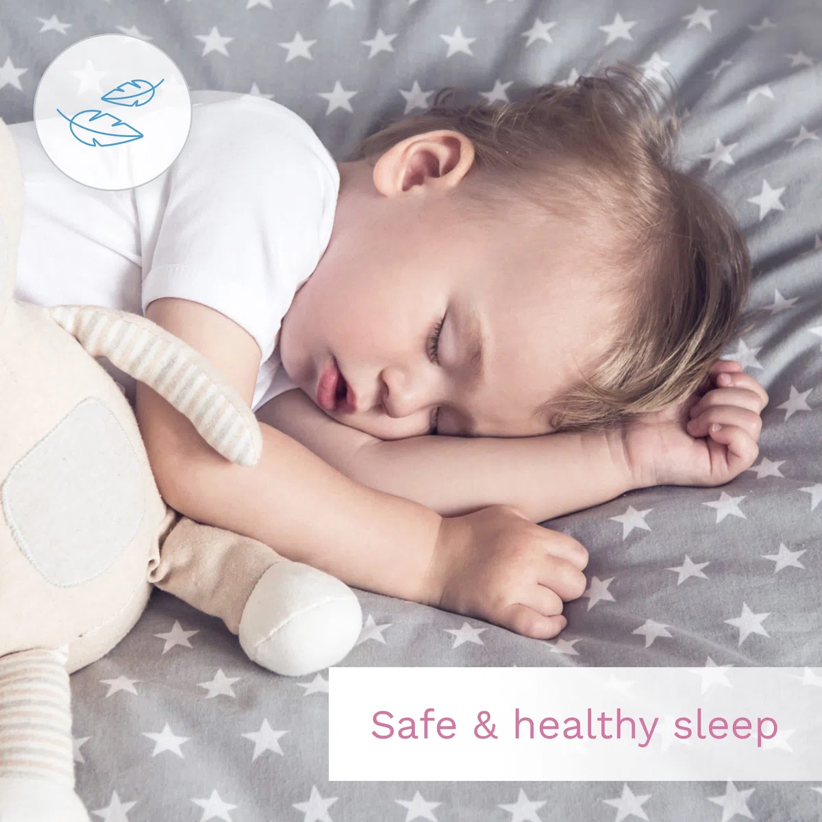 Baby Comfort Piumino e Cuscino, 2 pezzi, set di biancheria da letto per lettino, culla (12 mesi+)