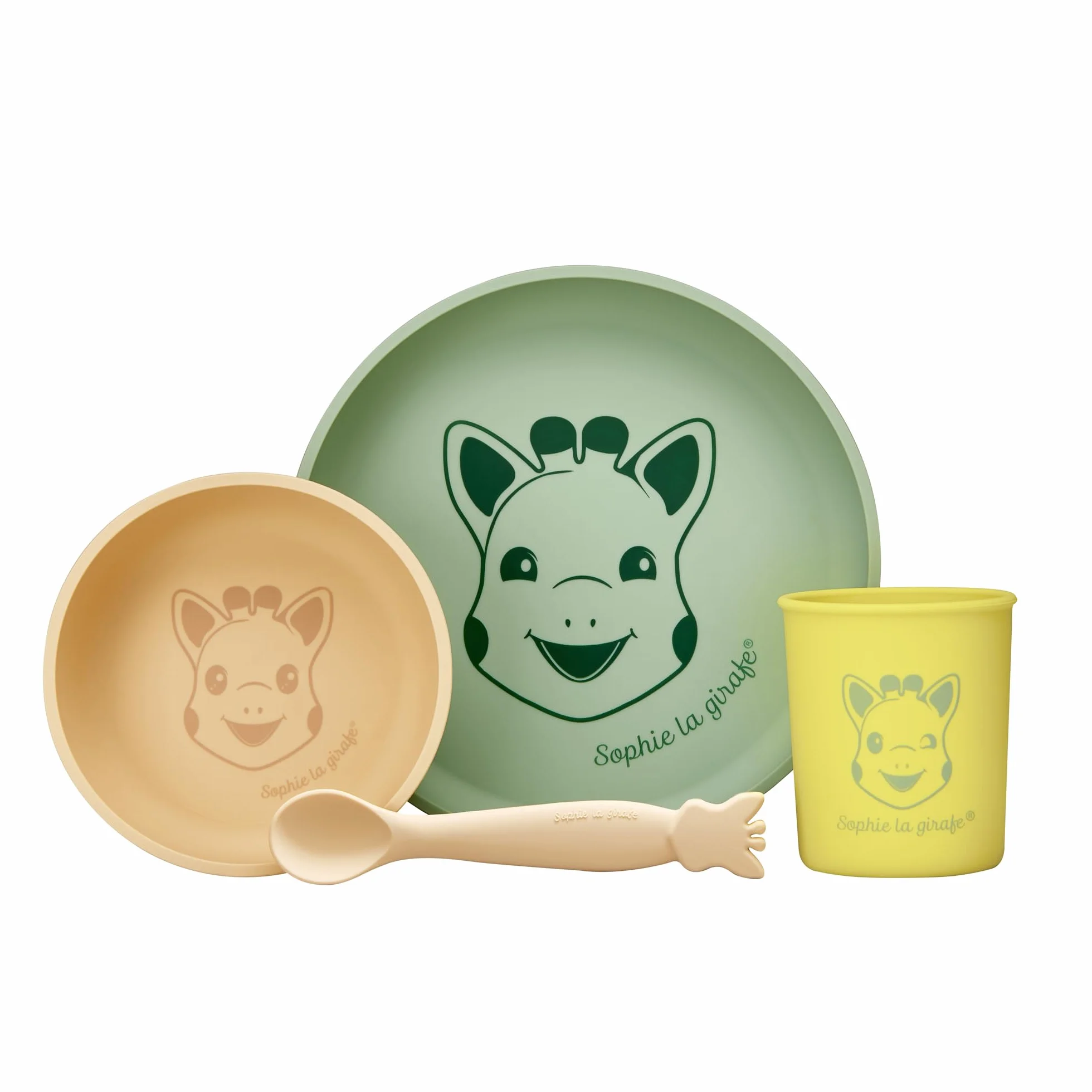 Sophie la Girafe - Set Pappa Silicone 4 Pezzi - Da 6 Mesi