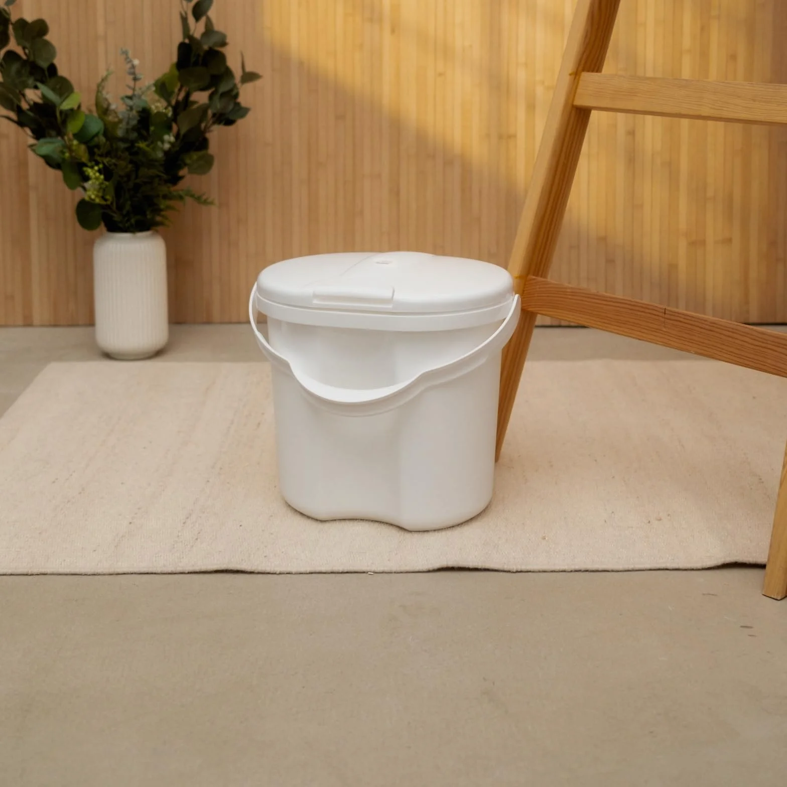 Rotho Babydesign secchio per pannolini TOP riciclato (plastica) bianco