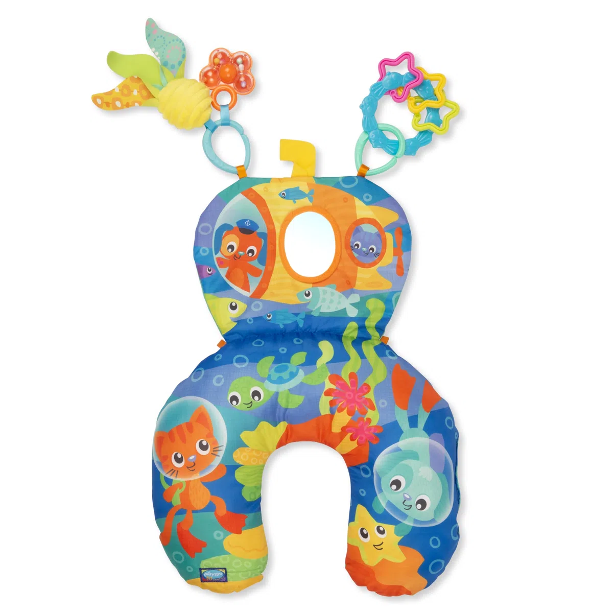 Playgro Cuscino Ocean Adventure | Divertimento per giocare a pancia in giù per neonati (0m+)