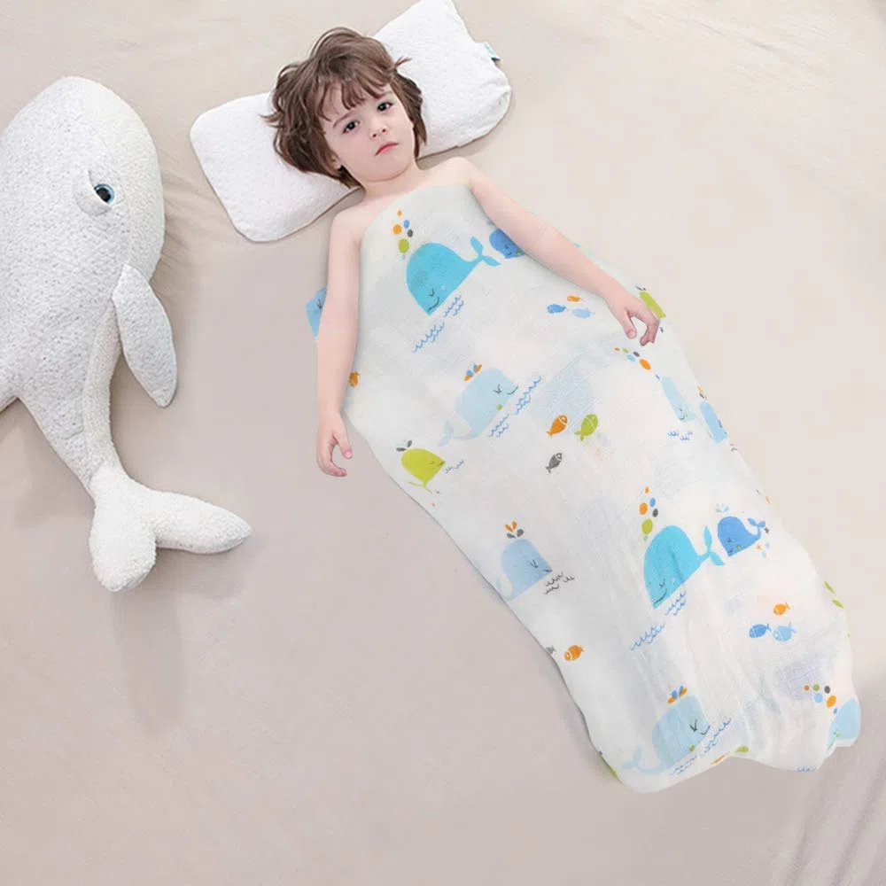 Ballery Copertine in Mussola, Mussole Neonato Copertine in Cotone Bambù, Baby Swaddle Coperta, Regalo Perfetto per il Bambino, 120x120cm, Pacco da 3