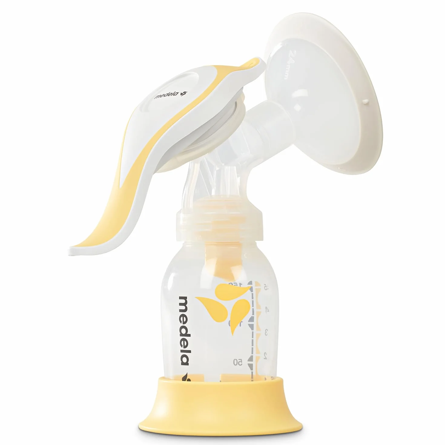 Medela Harmony Tiralatte Manuale Singolo, Design Svizzero Compatto con Coppe PersonaFit Flex e tecnologia Medela 2-Phase Expression