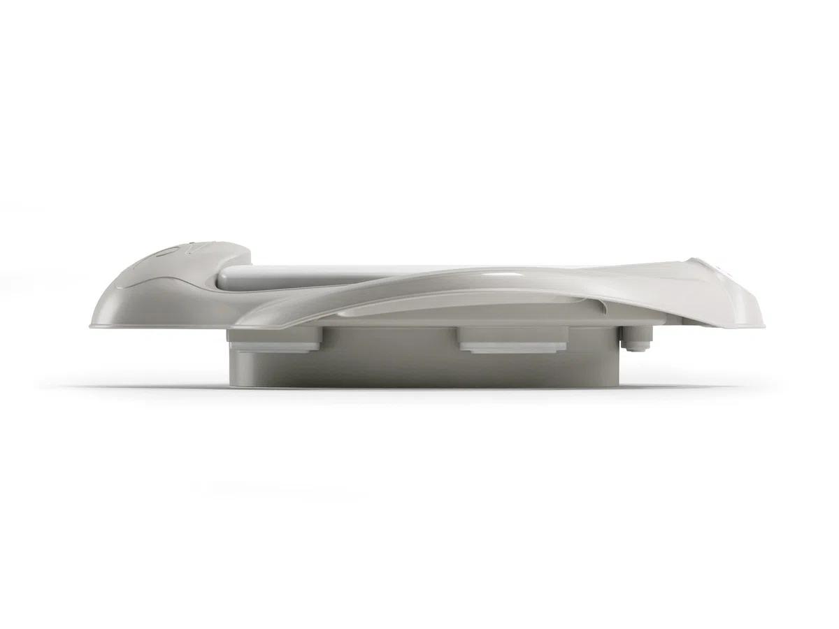 OKBABY Pinguo Soft Riduttore per WC con Morbida Seduta Imbottita, Grigio