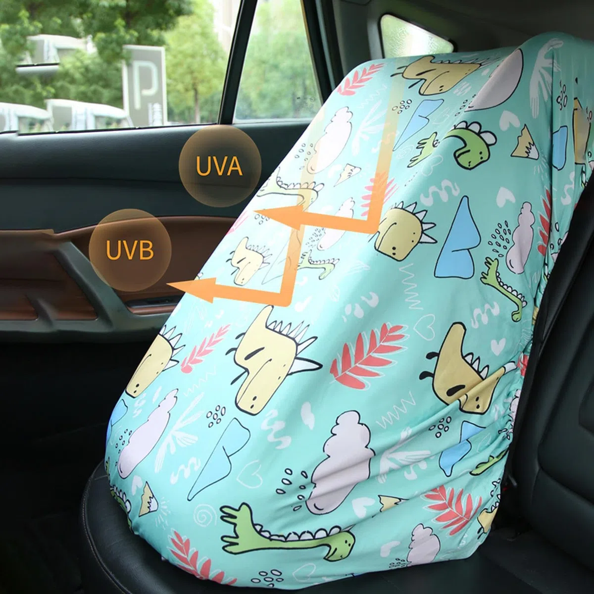 Copertura Per Seggiolino Auto - Copertura Parasole per Seggiolino Auto Bebè | Protezione Termica e UV da Viaggio per e Bambini