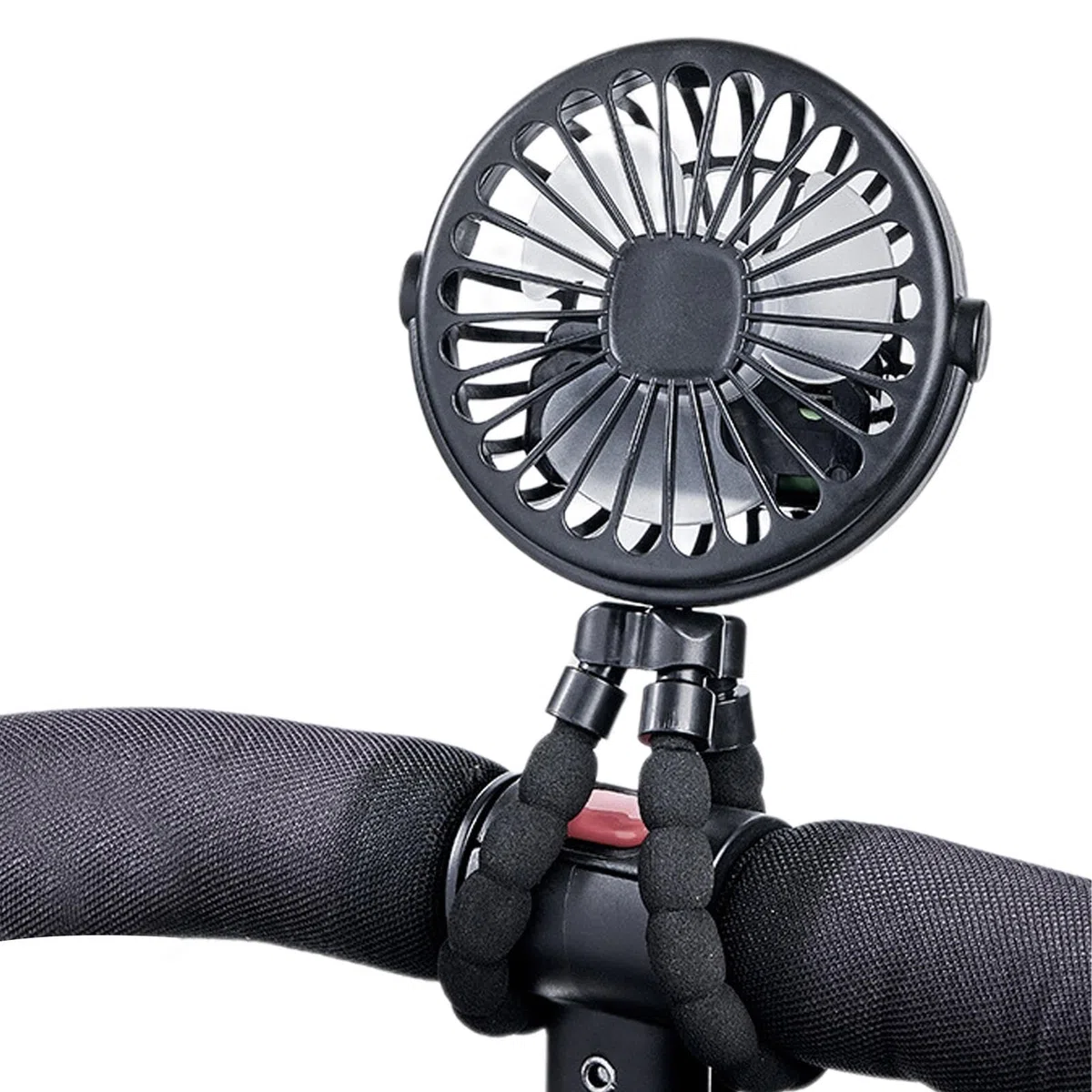Generico Ventilatore portatile per passeggino da viaggio, ventilatore clip,Ventilatore da passeggino girevole da viaggio per bambini - ventola di raffreddamento portatile girevole