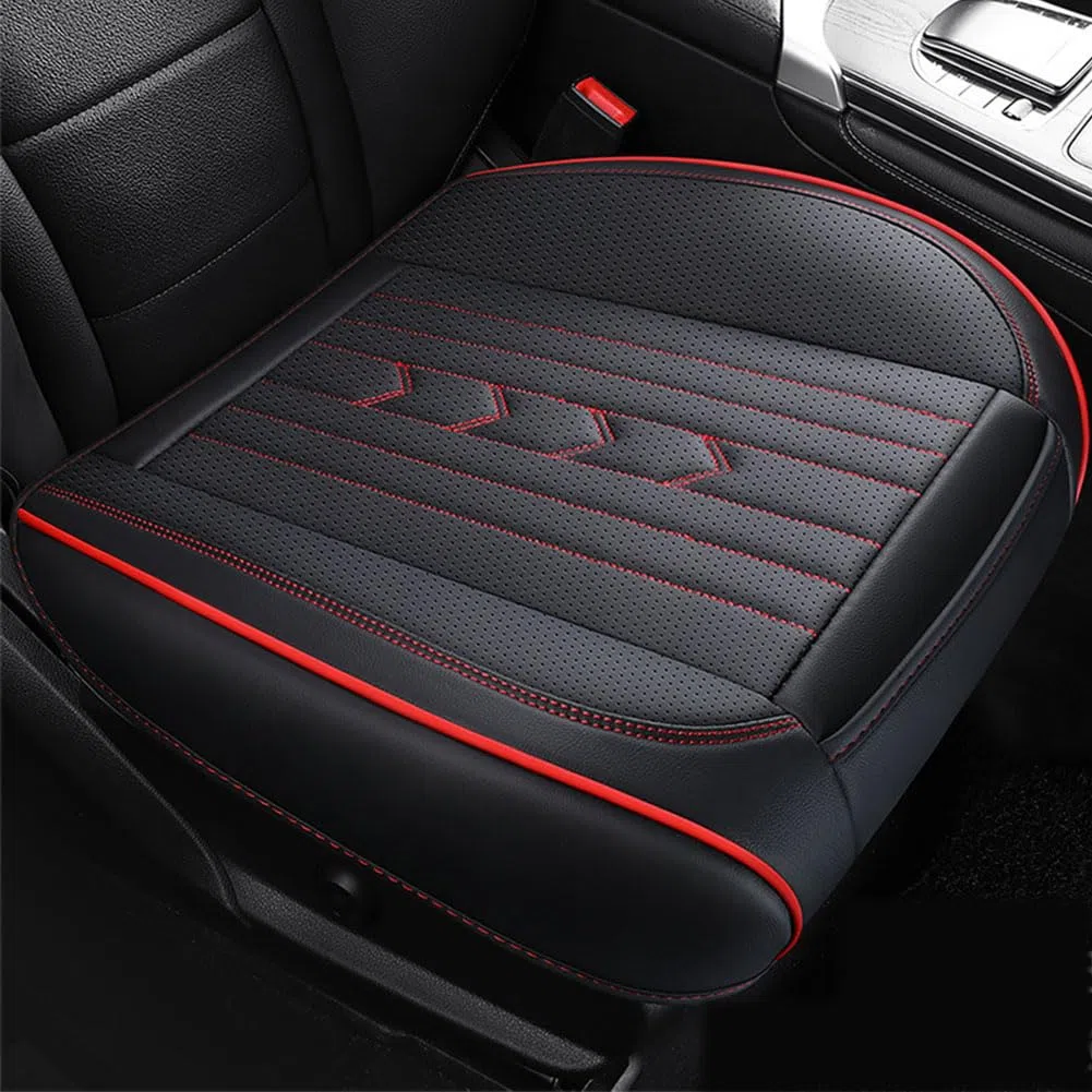 Cuscini Sedili Auto per Ford Kuga (CX482) Titanium/X/St Line 2019-2023 2024, Antiscivolo Confortevole Cuscino Sedia Anteriori Conducente Copri Seduta Interni Accessori,C/Black-Red