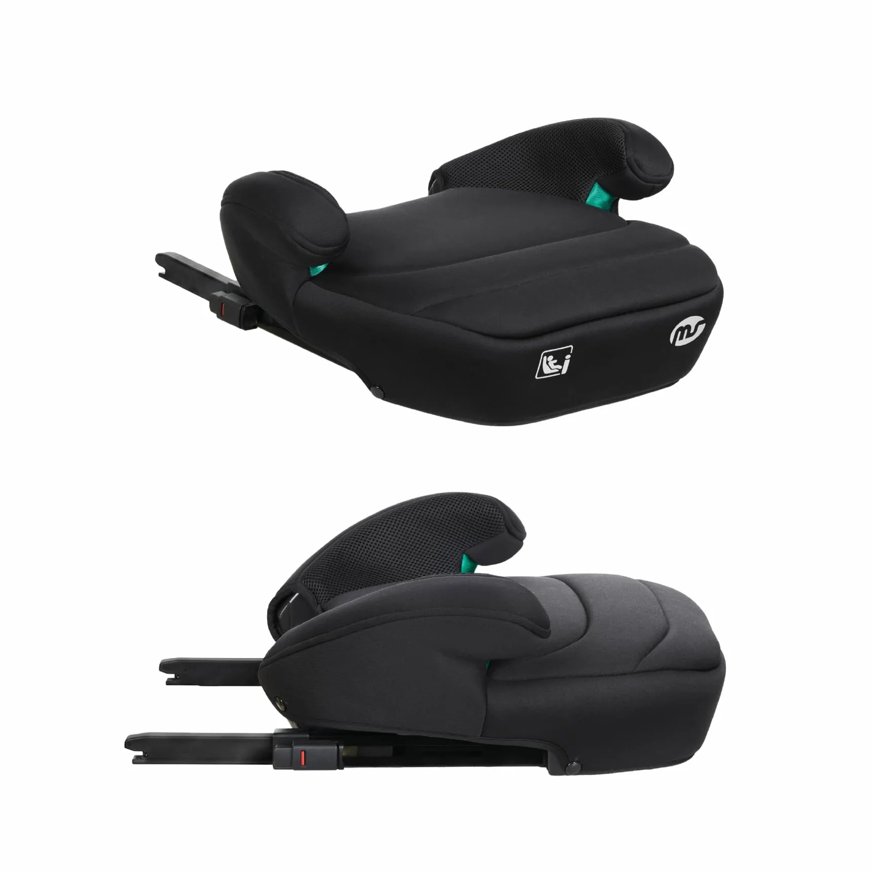 MS BabyWorld – RIALZO BOOSTER – I-Size per auto | CON ISOFIX | Con guida per cintura | Gruppo 3 | 125-150 cm | Seggiolino auto sicuro e confortevole