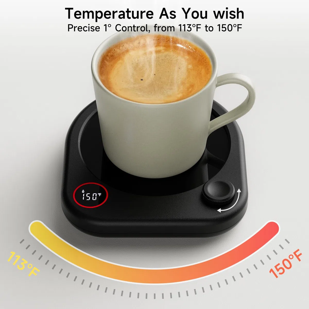 Scalda Tazze Da Caffè Per Scrivania, Scaldatazze Elettrico Per Tè, Latte E Bevande, Timer Con Spegnimento Automatico, Piastra Riscaldante In Cera Di Candela, Accessorio Regalo