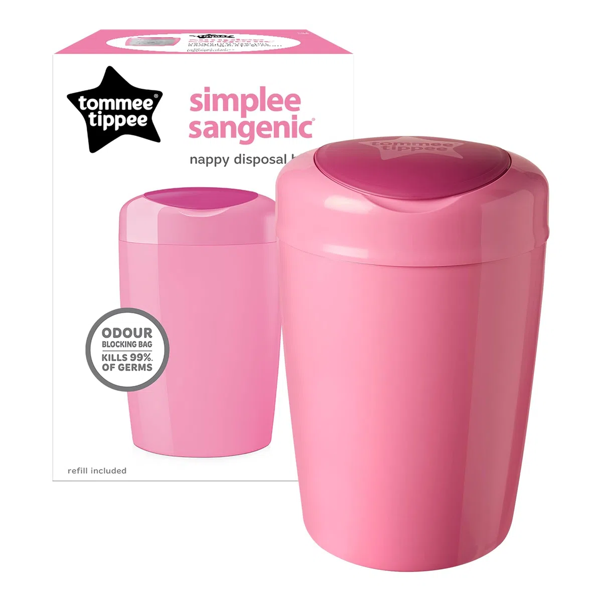 Tommee Tippee 87008002 Sangenic Simplee Contenitore