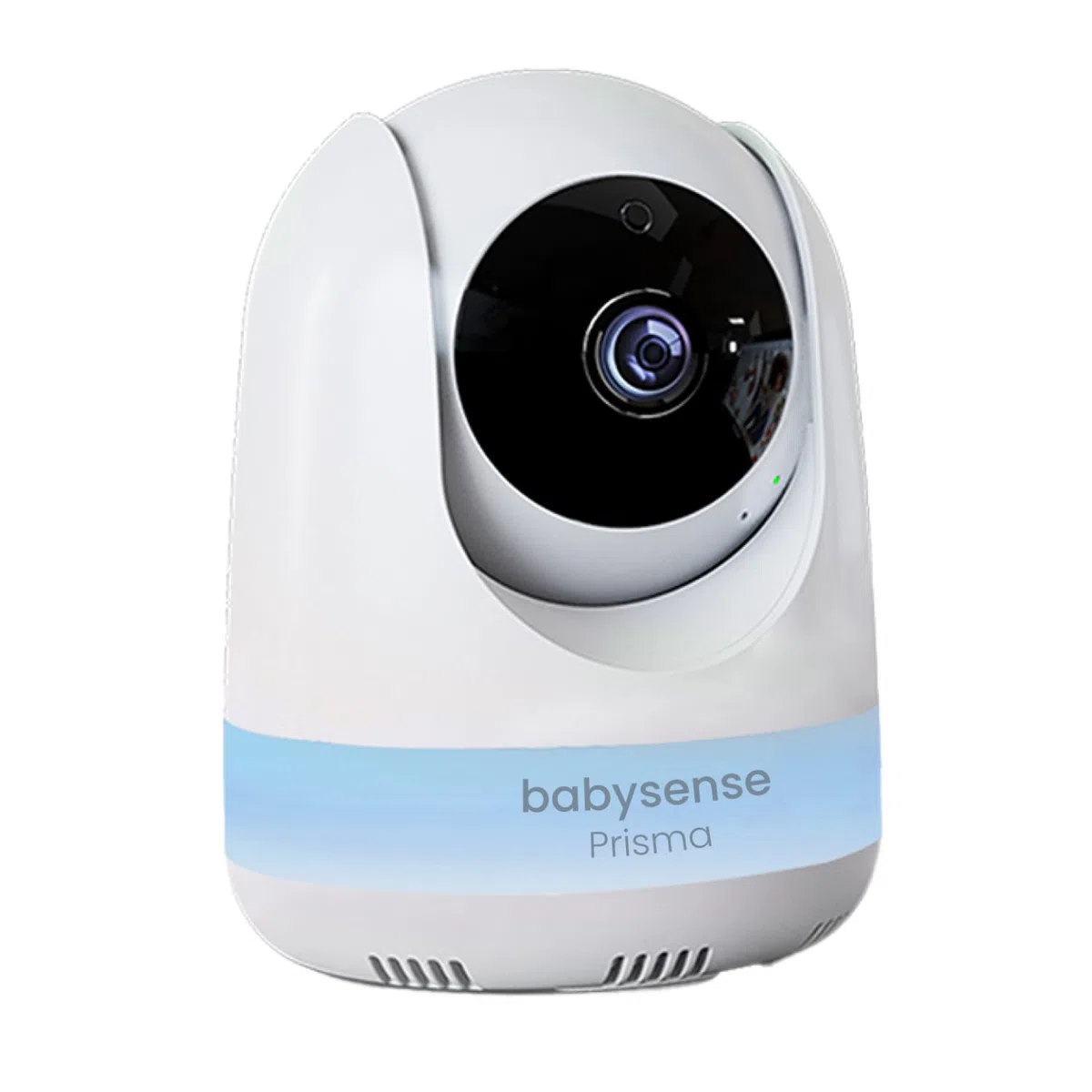 Babysense Fotocamera aggiuntiva Prisma video babyphone, rotazione remota, inclinazione, zoom, feedback bidirezionale, visione notturna, luce notturna RGB, ninne, monitoraggio della temperatura