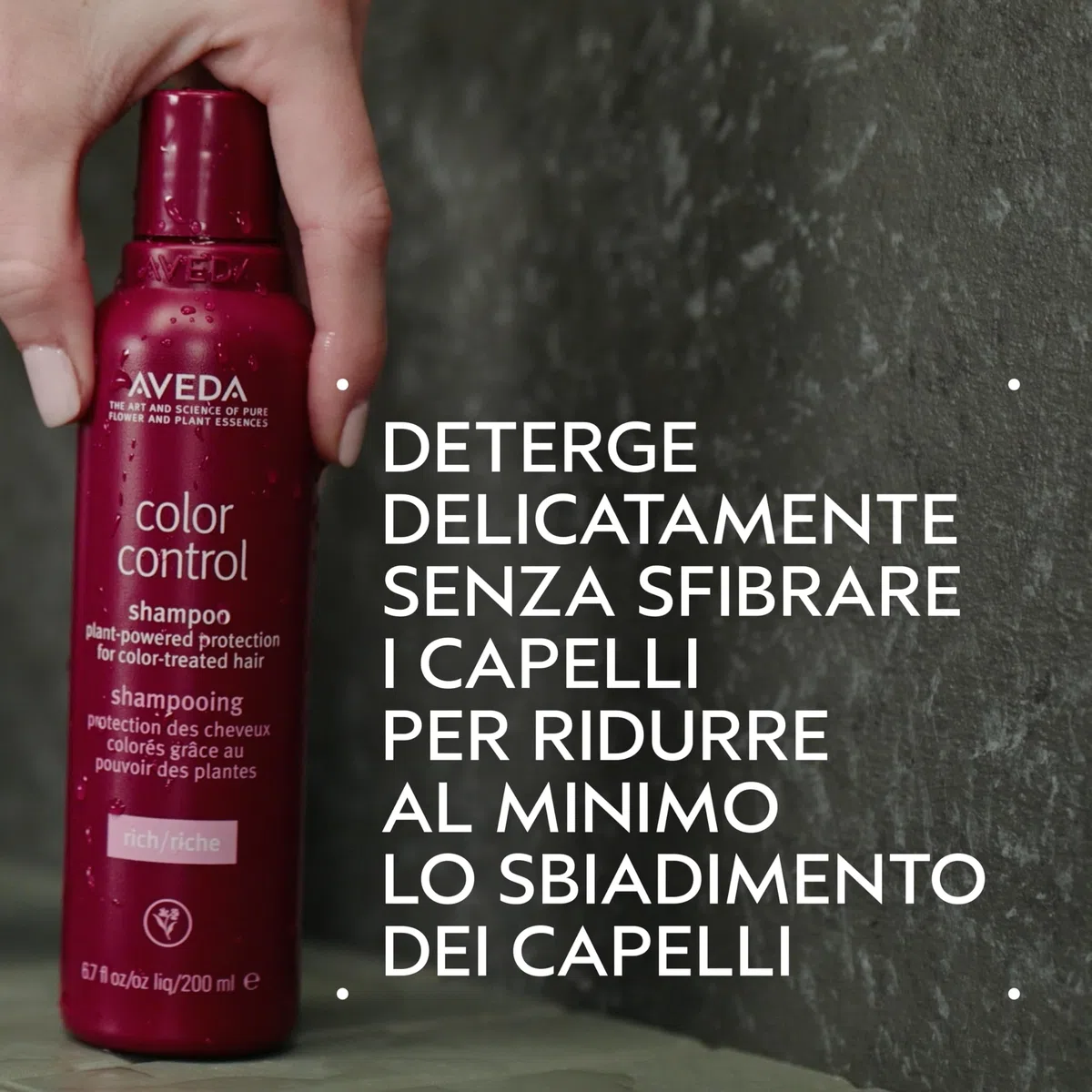 Aveda Color Control Shampoo ricco - Shampoo intenso capelli colorati - Combatte lo sbiadimento - Per capelli colorati da medi a spessi - Senza siliconi