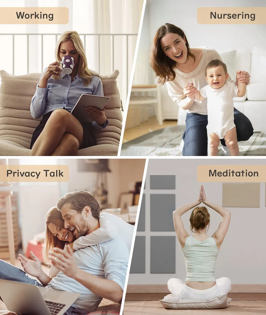 Dreamegg - Macchina per il rumore bianco, per bambini e adulti, 24 suoni naturali HiFi, terapia con luce notturna, continua o timer, funzione di memoria, macchina per il rumore per dormire a casa e