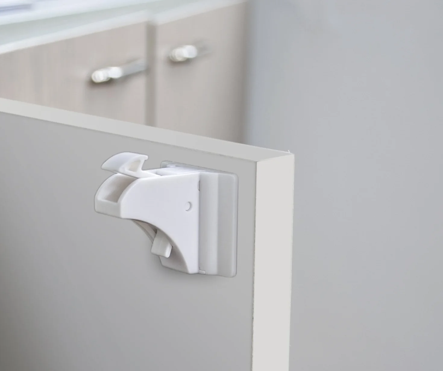 Dokon Chiusure Sicurezza Bambini (20 Serrature + 3 Chiavi) Bambino Serrature Magnetiche di Sicurezza per Armadietto, Cassetto, Armadio, Non Necessitano Attrezzi, Con forte Adesivo