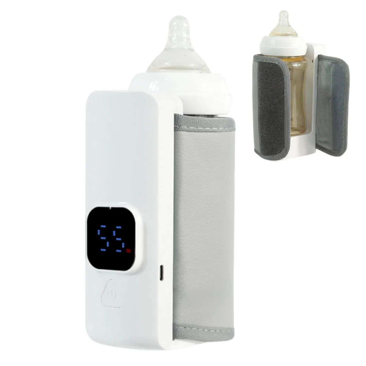 Scalda Latte Portatile | Veloce Display Intelligente Forniture Portatili,Scalda Biberon,Per Latte Materno Acqua Per Auto Casa Uso Quotidiano E Notturno