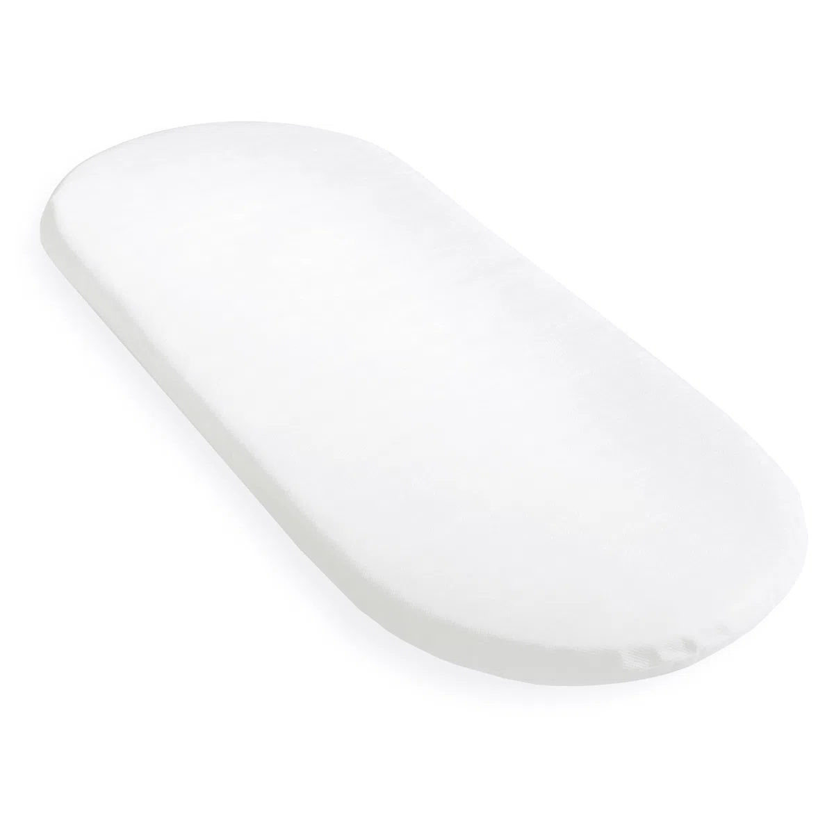 Clair de Lune Materasso in fibra di vimini per culla con copertura impermeabile, materasso per culla 65 x 28 cm