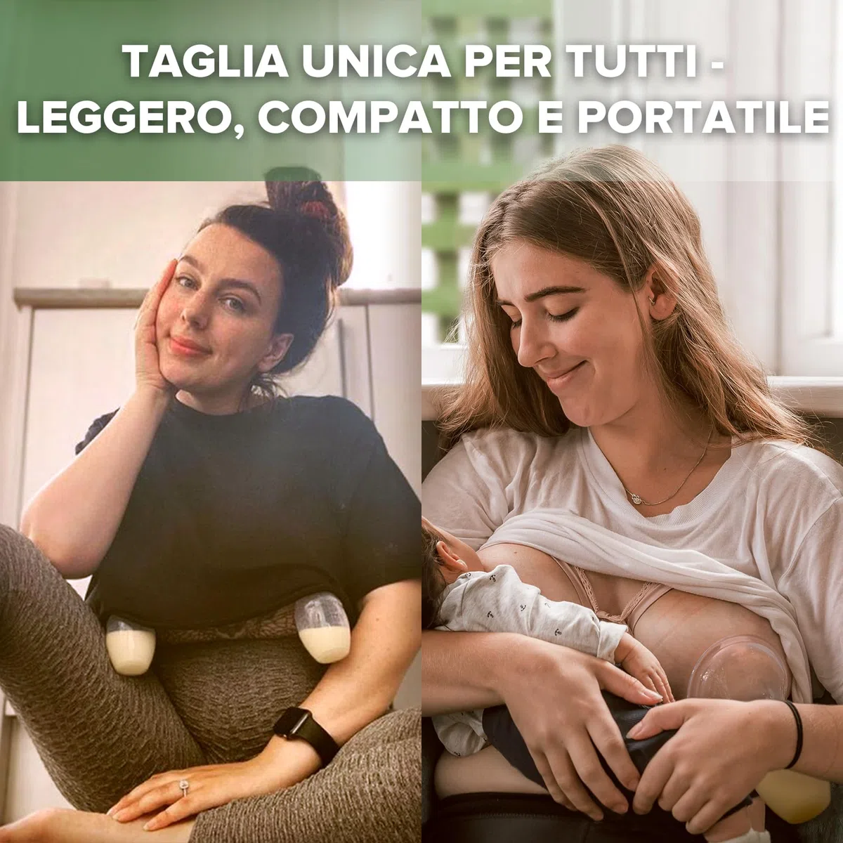 haakaa 100 ML Tiralatte Manuale, Trasparente Tiralatte in Silicone, Aspirazione Manuale per Risparmiare Latte, Sano e Innocuo