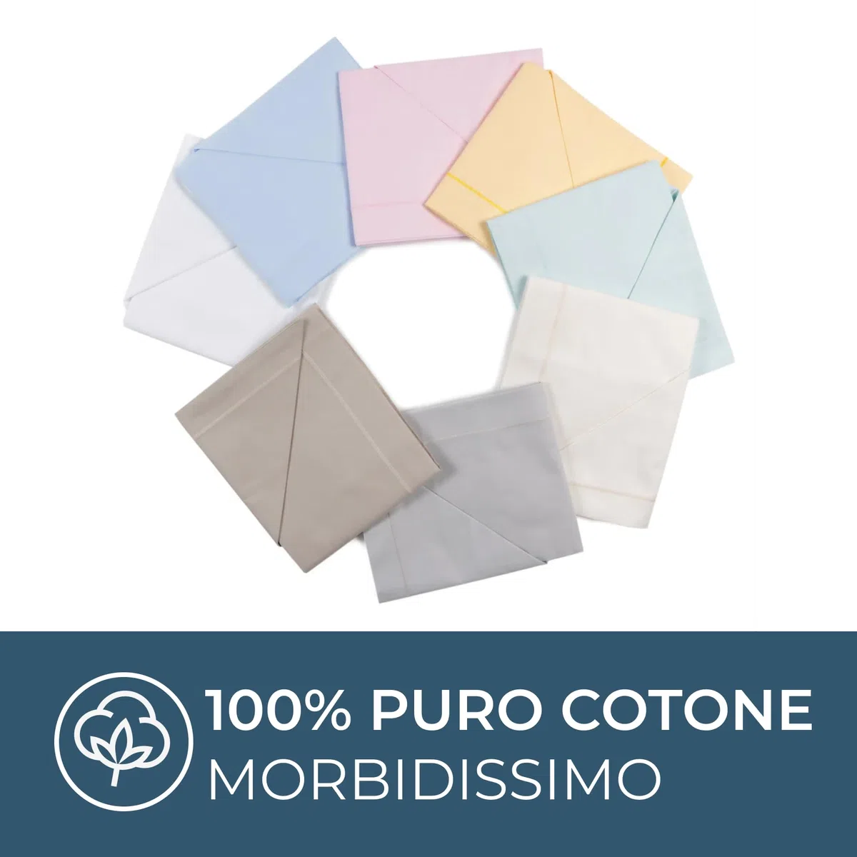 Lisola Set Lenzuola Culla Neonato, Puro Cotone, con Federa, Tinta Unita, Made in Italy, Lavabile in Lavatrice, 8 Colori Diversi, Regalo per Neonato, Maschio e Femmina (Culla, Bianco)