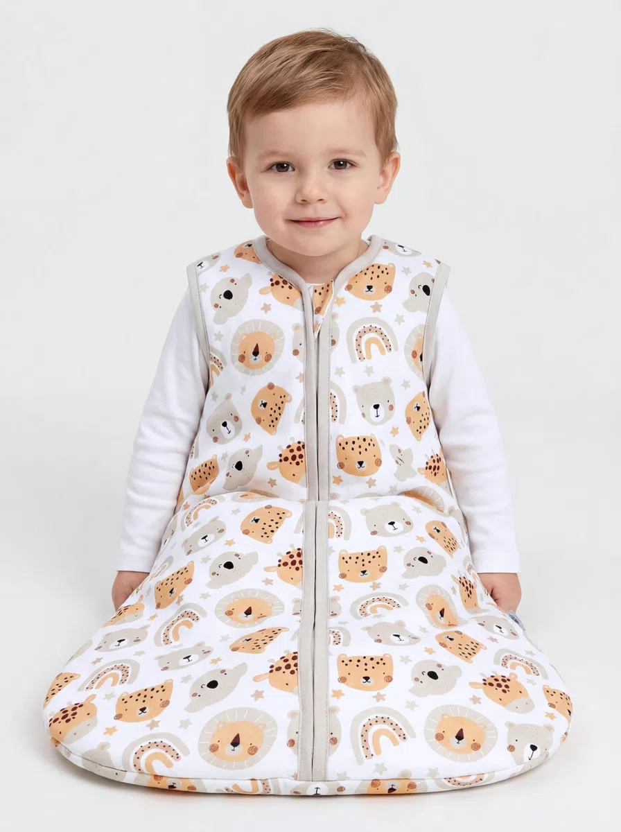 TupTam Sacco Nanna 2.5 TOG Tutte le Stagioni – Sacco Nanna Neonato, Cotone OEKO-TEX