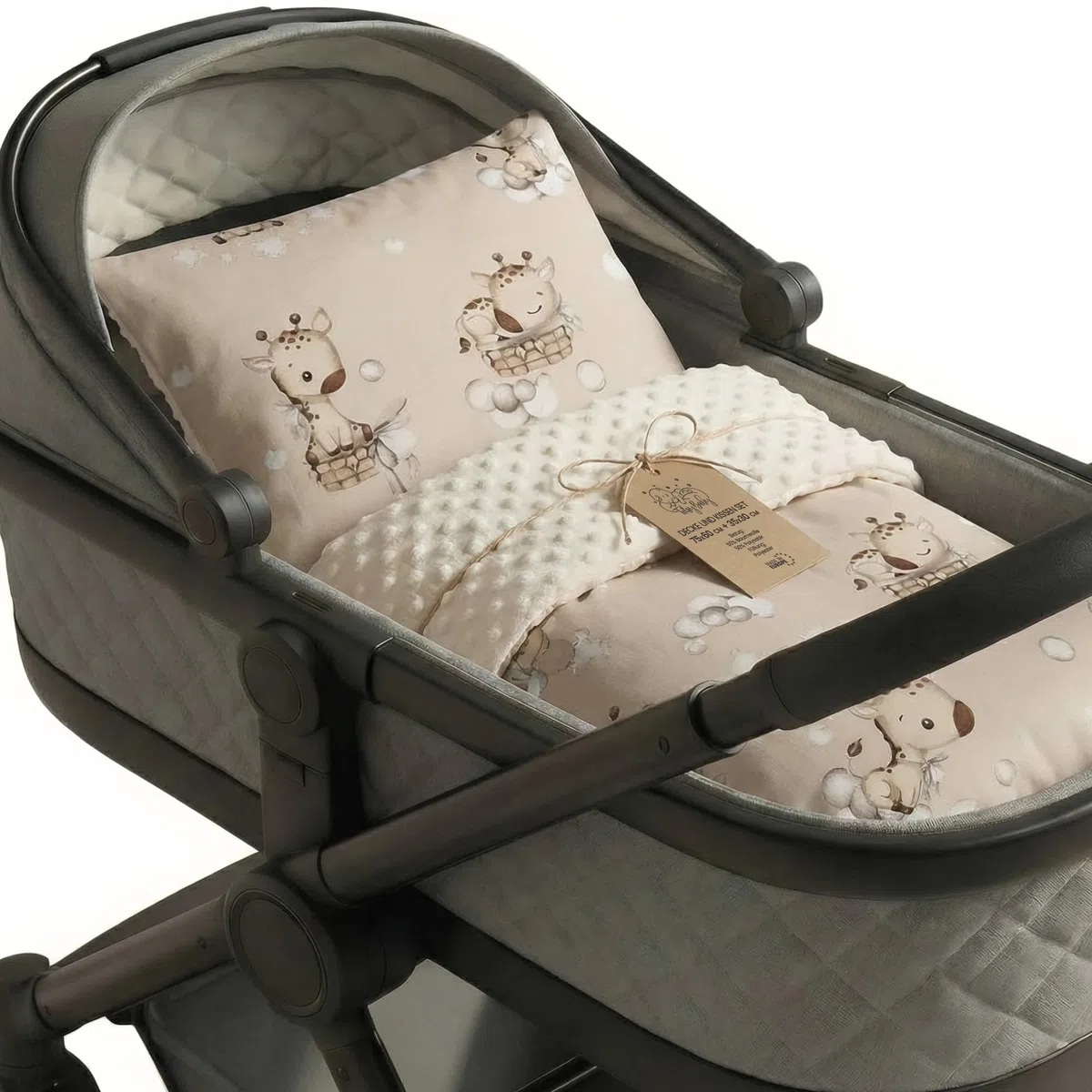 Totsy Baby Copertina neonato Giraffa - piccola coperta neonata per passeggino o culla per bambini e morbido copertini neonati per bambino bambina Cotone Oeko-Tex