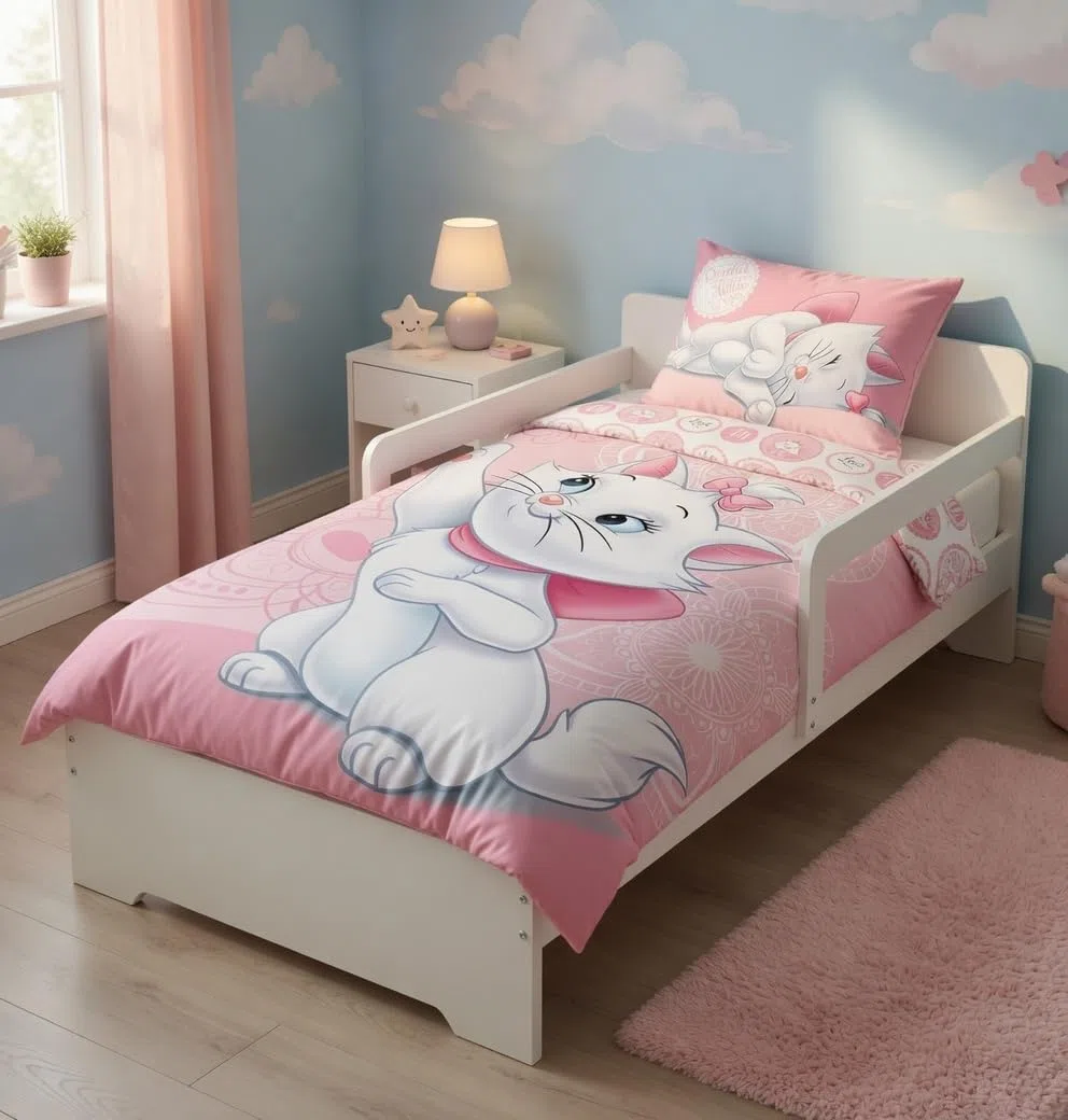 Marie Aristocats - Set copripiumino 100 x 135 + 40 x 60 cm