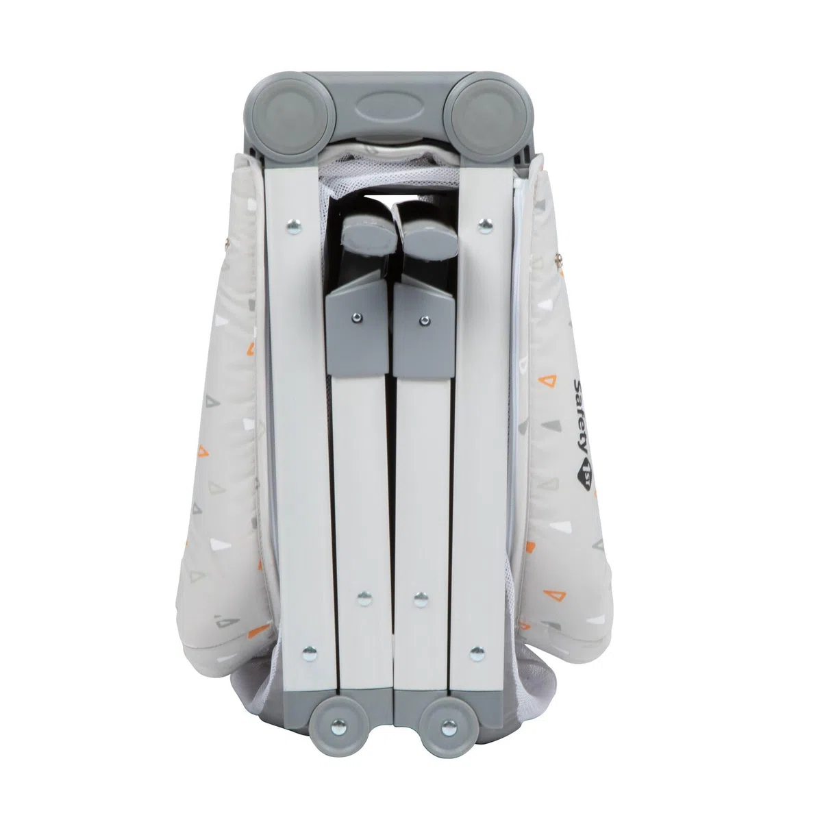 Safety 1st Morning Star Culla Neonato Portatile 2 in 1, Culla da Viaggio, Funzione Dondolo, Pieghevole, con Materassino, Zanzariera e Borsa da Viaggio Inclusa, per Bambini 0-9 kg, Geometric