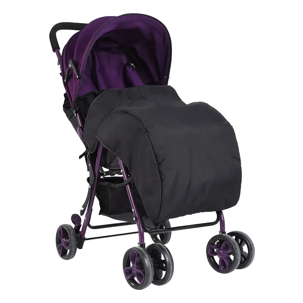 BORDSTRACT Coprigambe Invernale Impermeabile Universale per Passeggino, Carrozzine (23.6 * 15.7inch Nero)