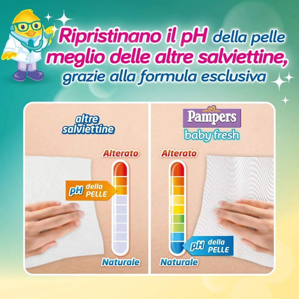Pampers Baby Fresh Salviettine, Pacco da 490 Pezzi