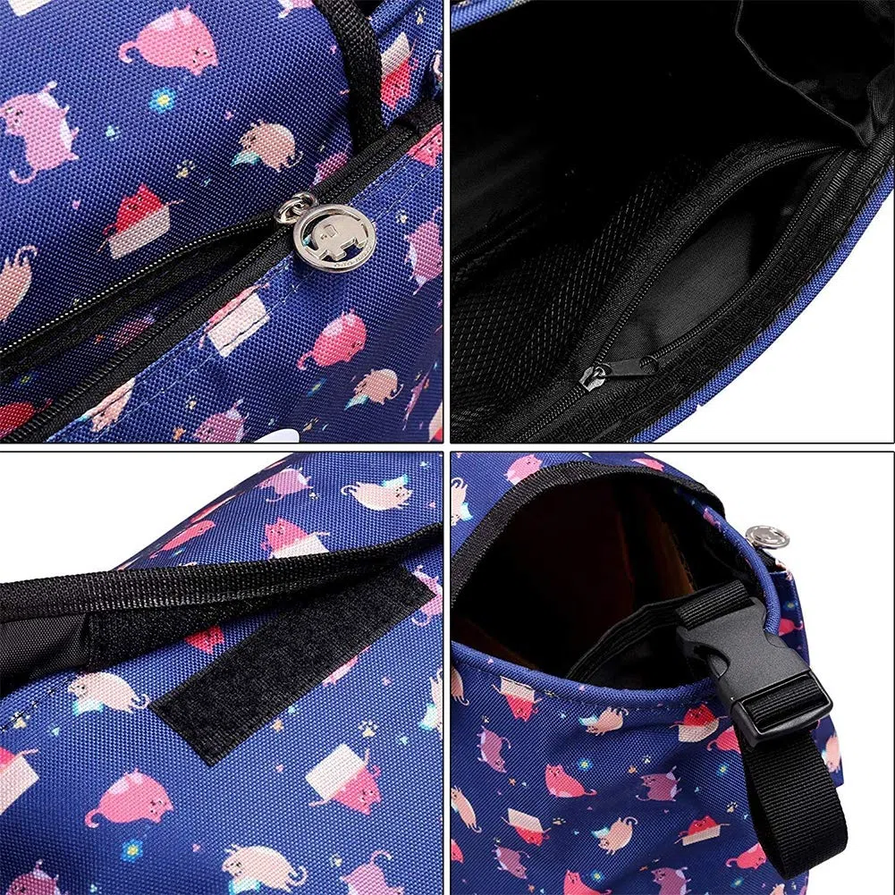 Passeggino Organizer con portabicchieri - animale sveglio salviette per neonati Dispenser - Leggero Stroller Bag - Mini Diaper Bag - Passeggino Accessori