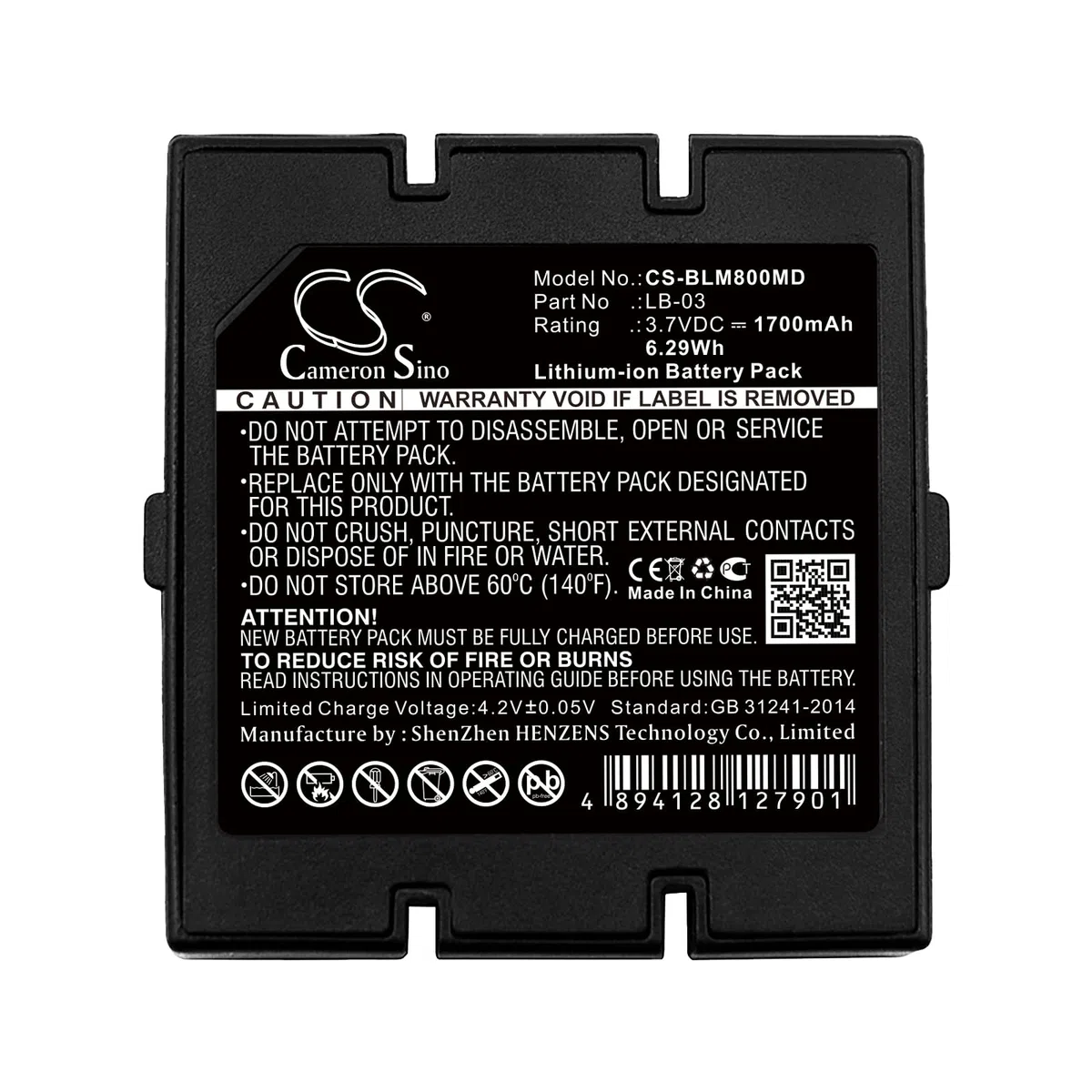 Replacement Batteria compatibile con BOLATE LB-03, M800