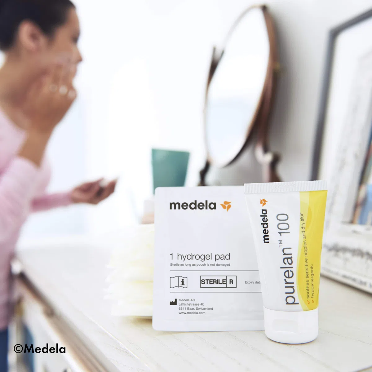 Medela Purelan 100 Crema alla Lanolina per Capezzoli, 37 g, Cura del Seno, Ragadi, Idratazione, Cura Naturale, Ipoallergenica