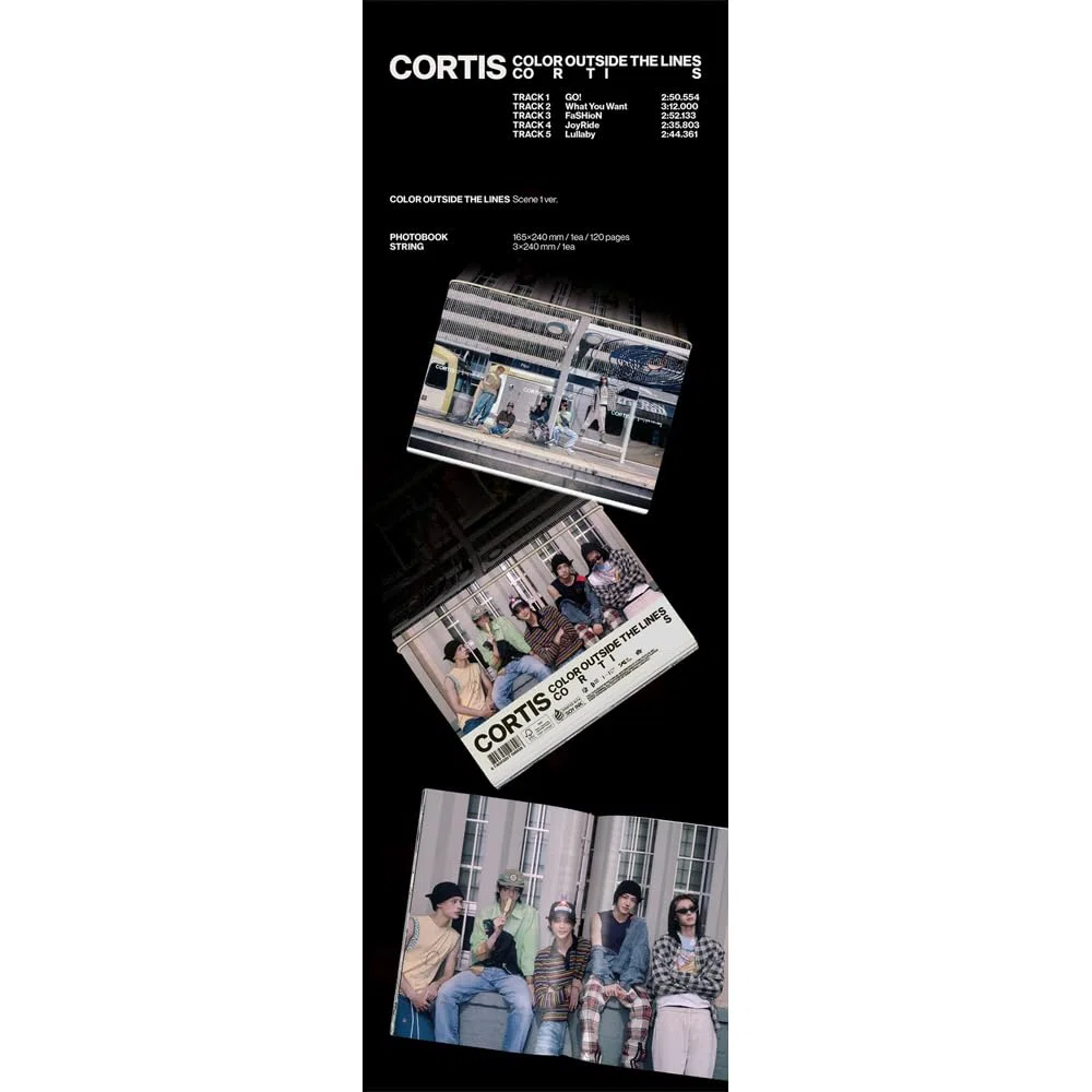 CORTIS - Album "Color Outside the Lines" (Scena 3 ver.) + 3 foto extra
