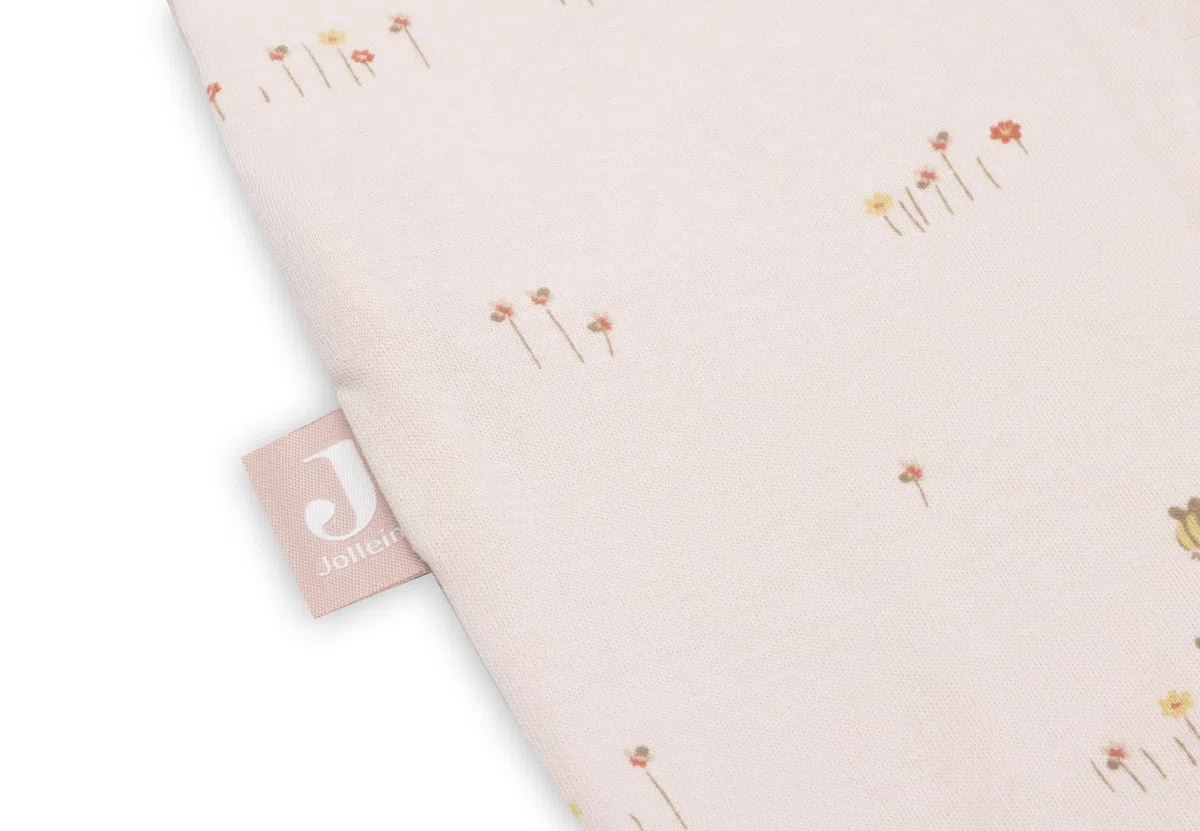 Jollein Sacco nanna per neonati in jersey – 90 cm – Pretty Picnic – 100% cotone – 0,5 TOG – Sacco nanna estivo per neonati – Con cerniera – Certificato OEKO-TEX