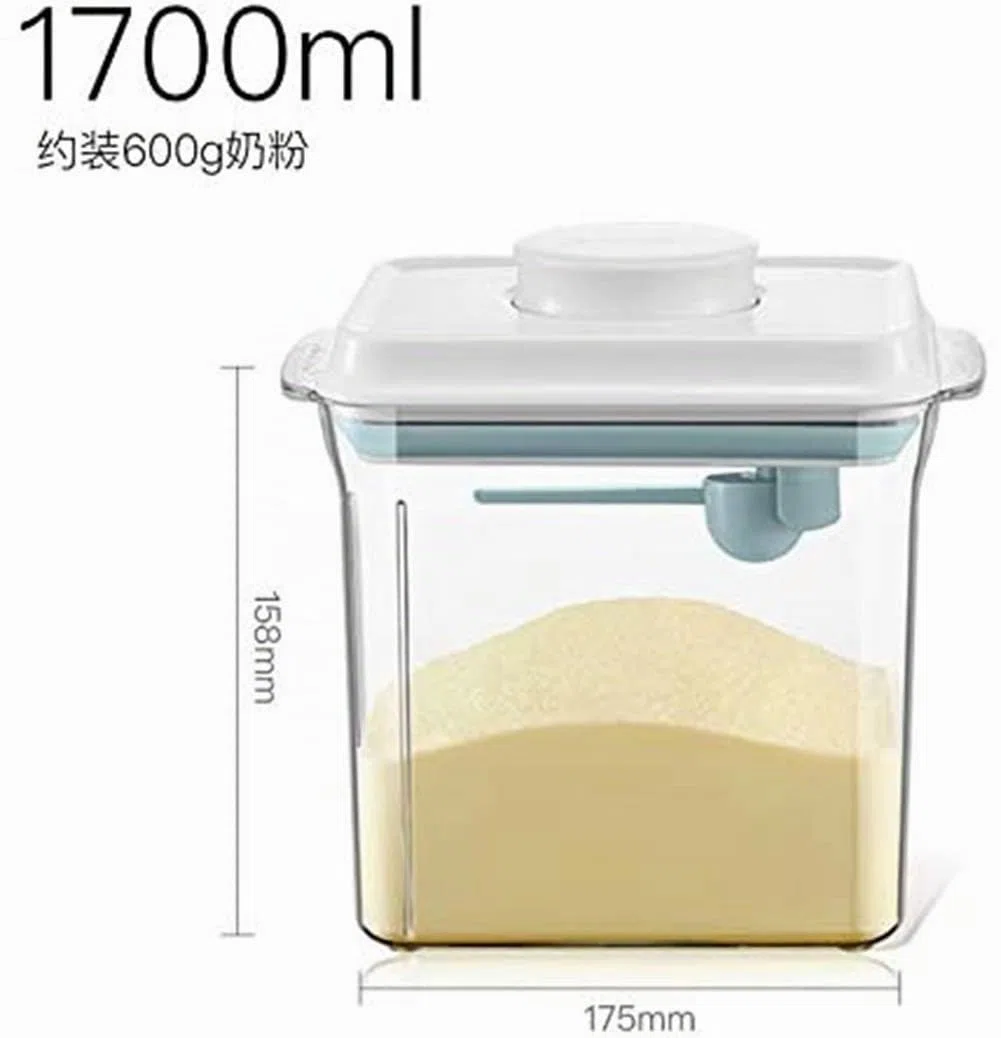 Dispenser Per Latte In Polvere Da 1700 Ml, Contenitore In Polvere Sigillato, Contenitore Per Alimenti In Polvere Portatile Per Latte In Polvere, Sigillo A Prova D'Umidità