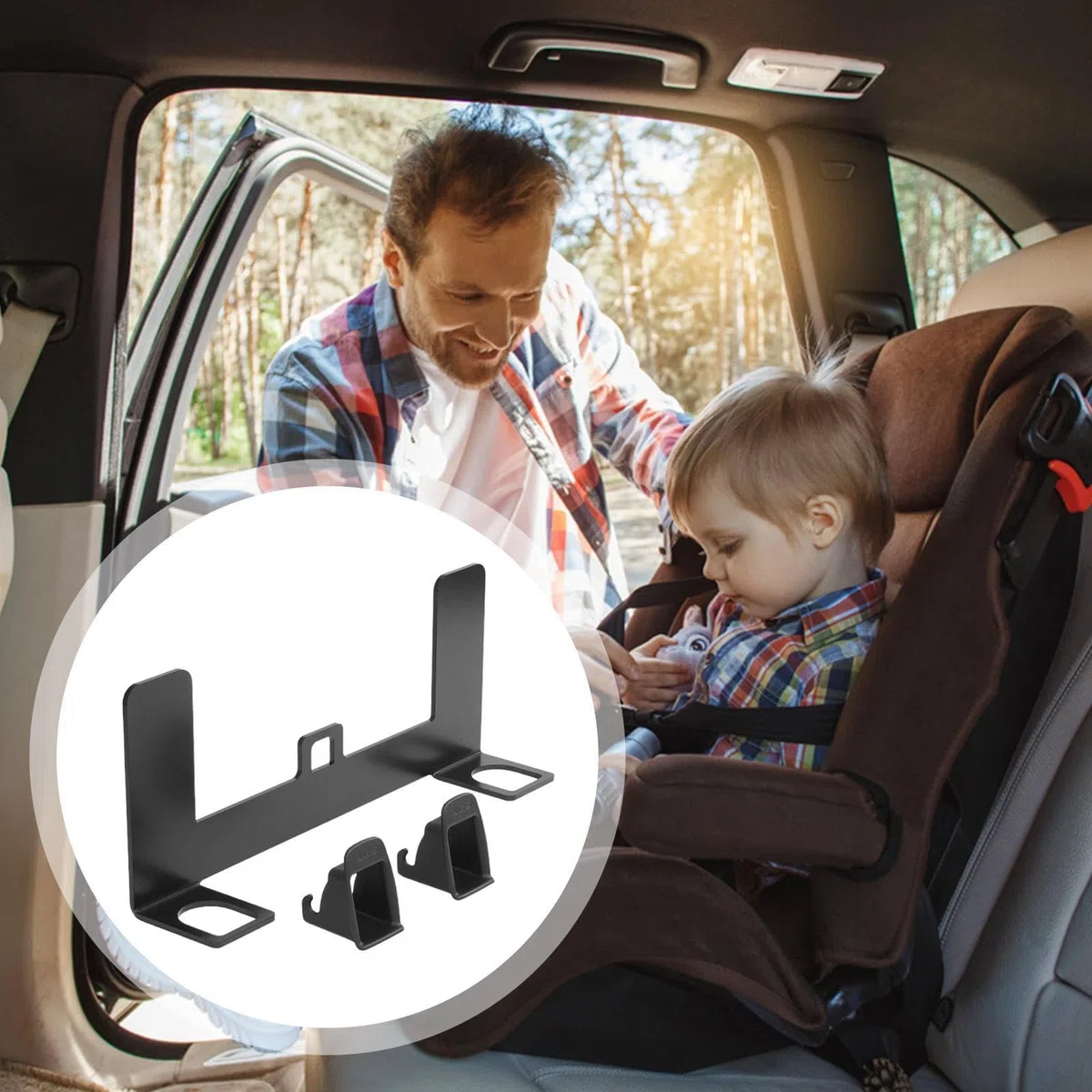 Di Chiusura Per Seggiolino Auto Per Bambini - Si Fissa Alla Base Del Sedile Di Sicurezza, Le Chiusure Per Seggiolino Auto Di Sicurezza Per Bambini Si Fissano Per Veicoli, Di Interfaccia
