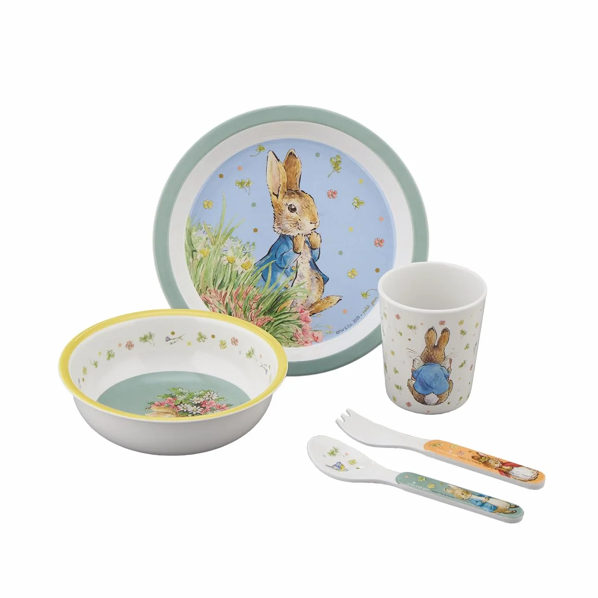 Peter Rabbit - Confezione regalo per bambini, 5 pezzi