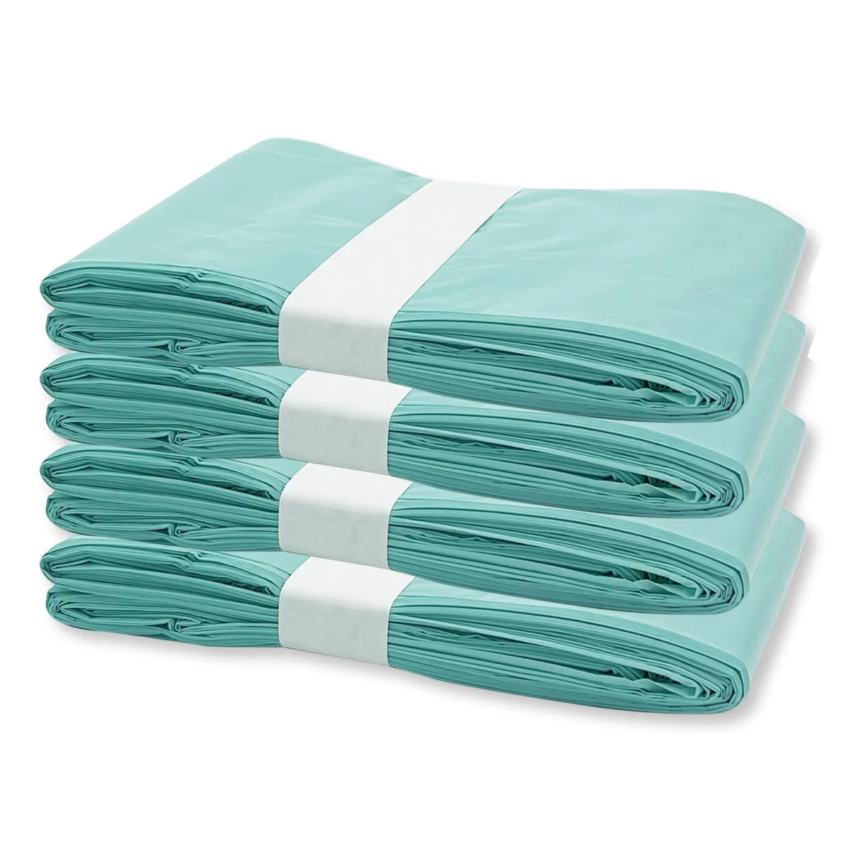 4 sacchetti di ricarica per pannolini, compatibili con Janibell Akord 330 serie sistema di pannolini per adulti, verde, leggermente profumati, sacchetti di ricarica per pannolini