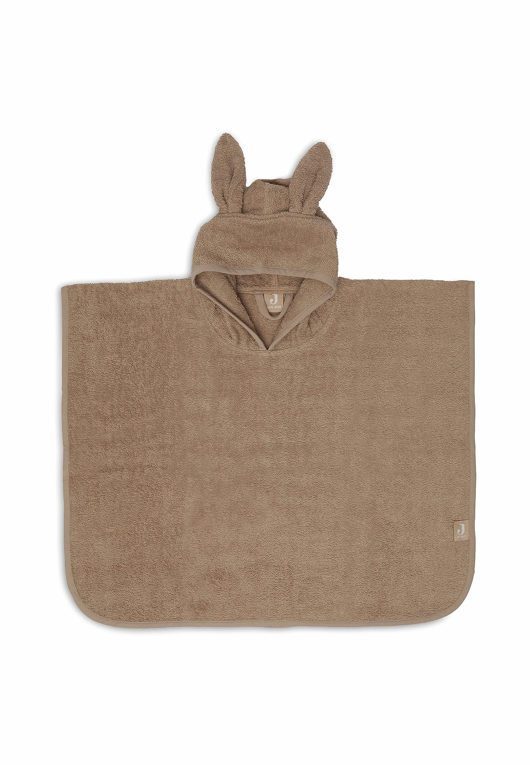 Jollein Poncho da bagno in spugna Biscotto