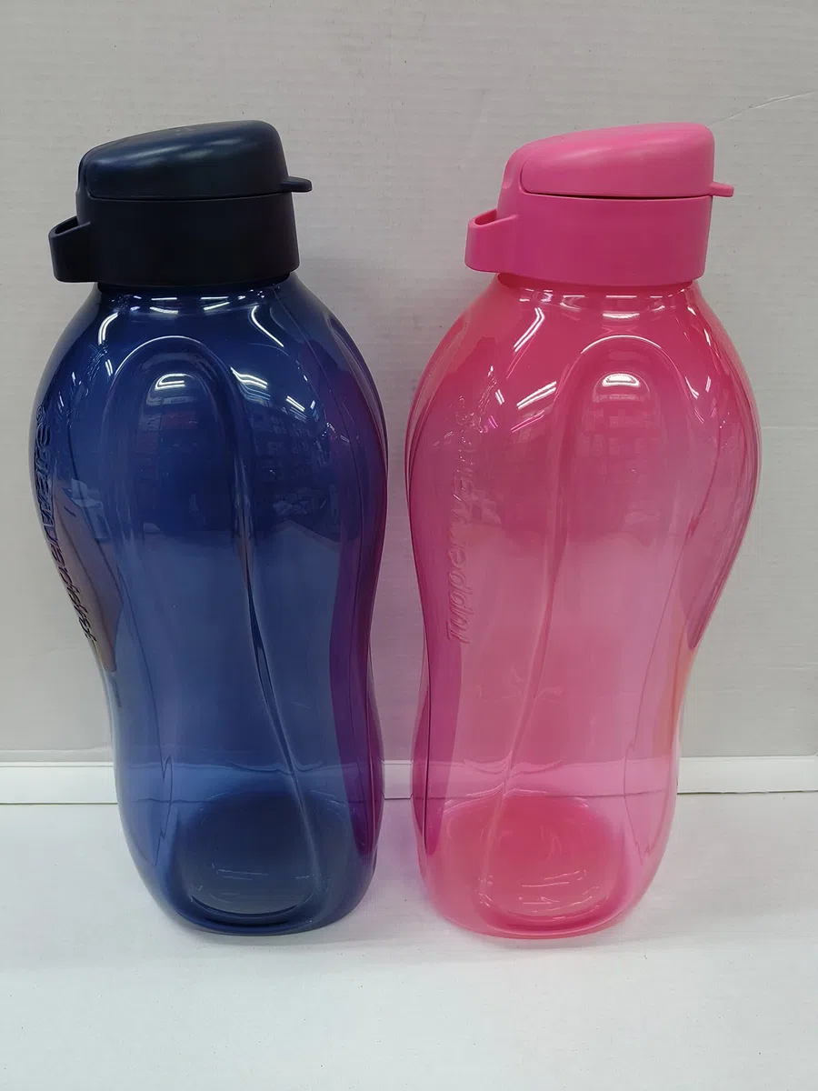 Tupperware Confezione da 2 bottiglie ecologiche in plastica da 2 litri