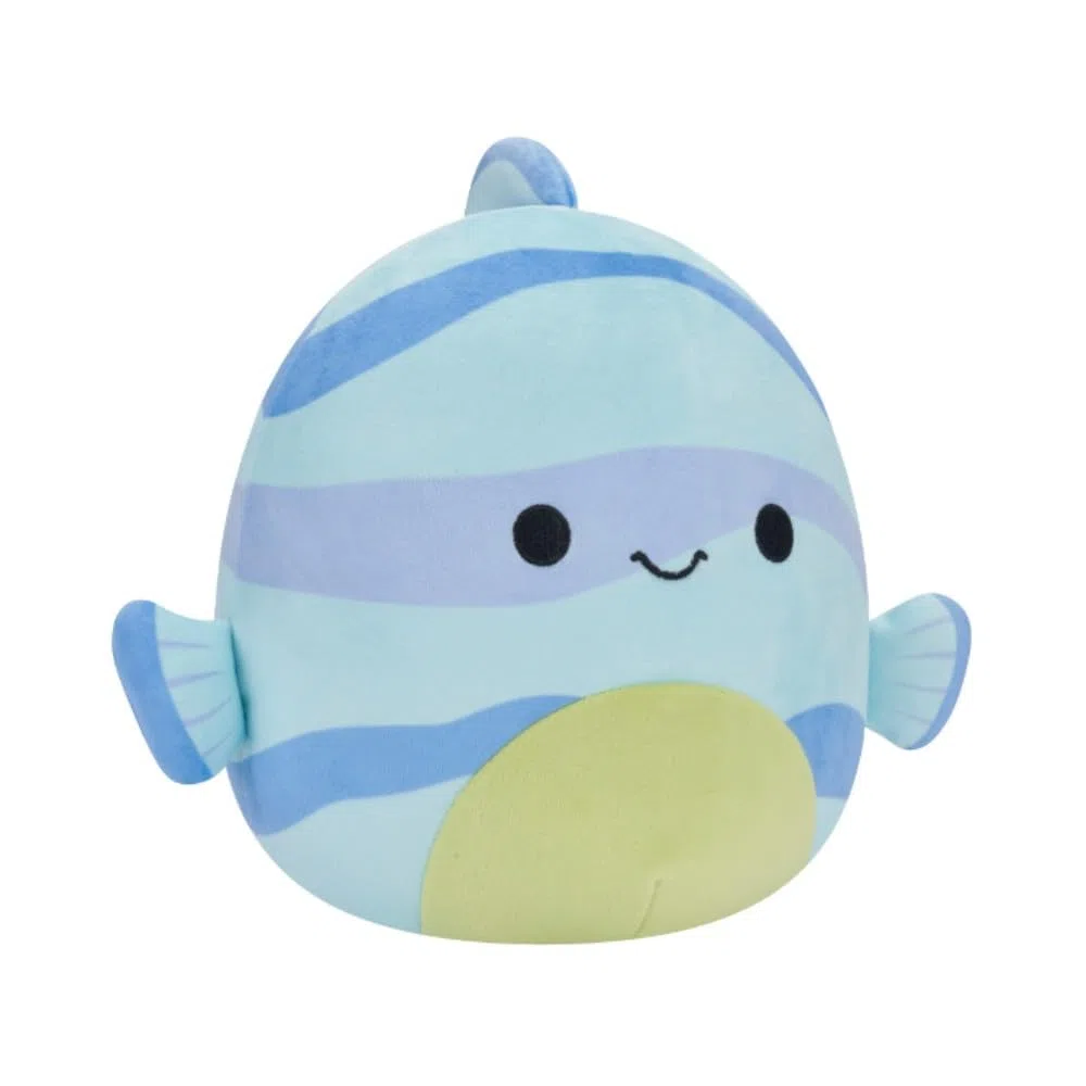 Squishmallow - 19cm Plush - Leland The Blue Striped Fish (4069P16)