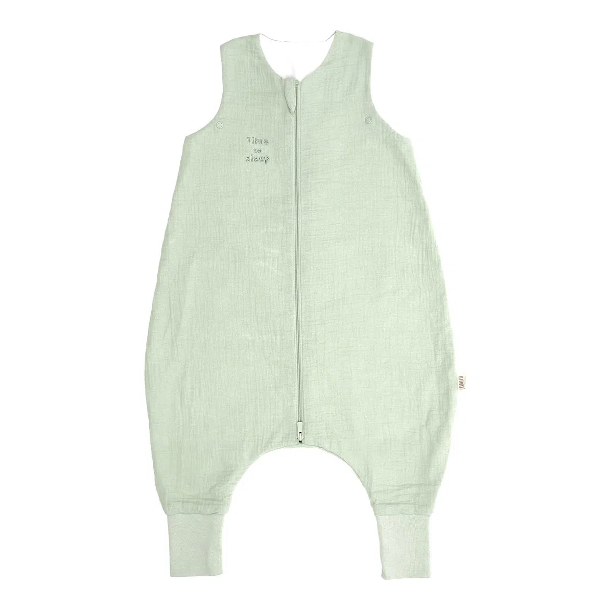 PERLETTI Sacco Nanna Tog 1 Estivo Primavera con Piedini Cotone Organico - Senza Maniche Neonato Bambino Bambina 12-24 Mesi e 24-36 Mesi - Leggero Morbido Pratico con Cerniera Centrale